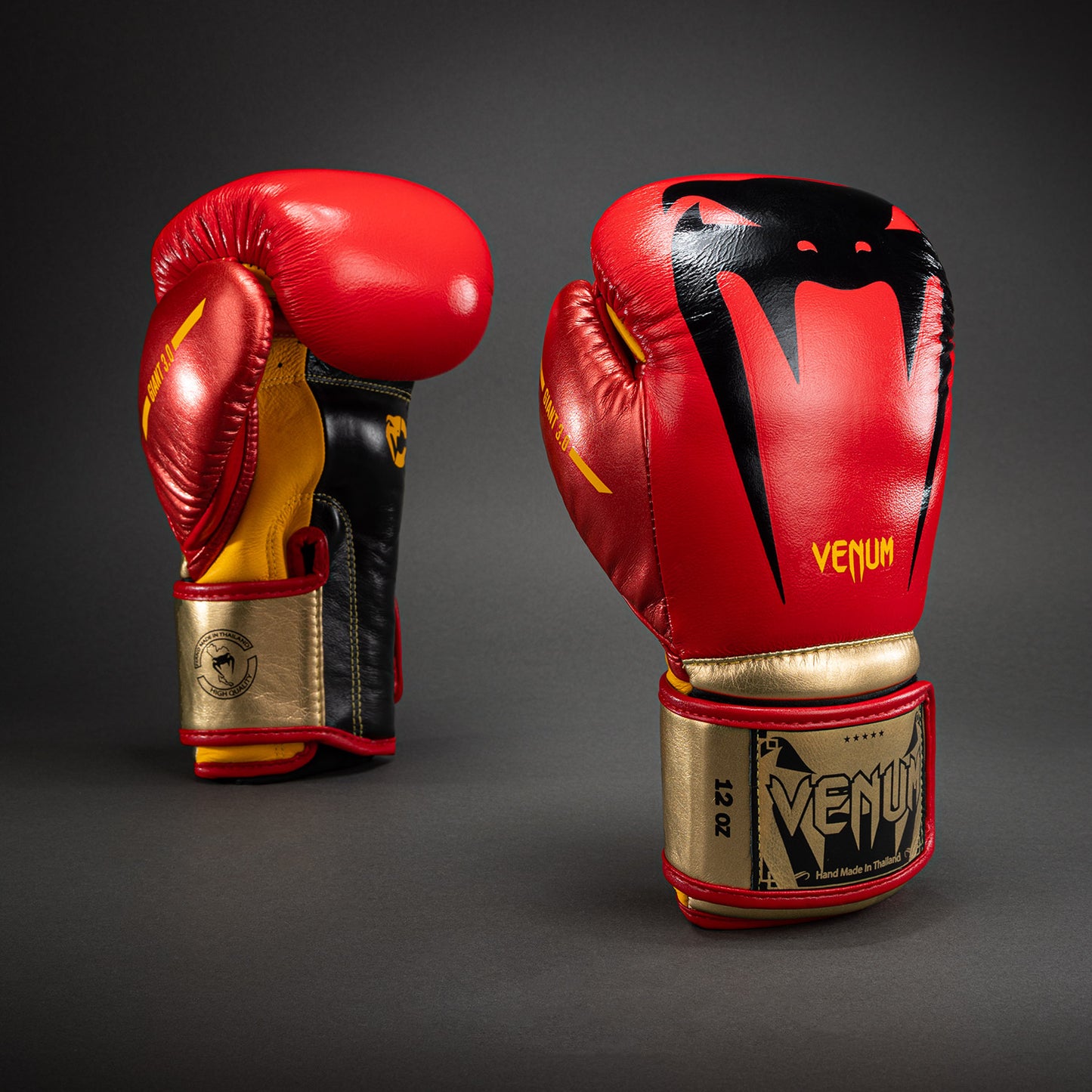 Venum Giant 3.0 Boxhandschuhe - Rot/Gelb/Gold