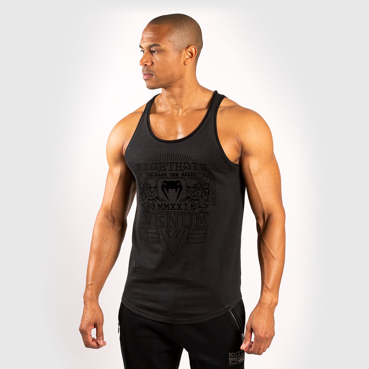 Venum LIONS21 Tanktop - Schwarz/Schwarz