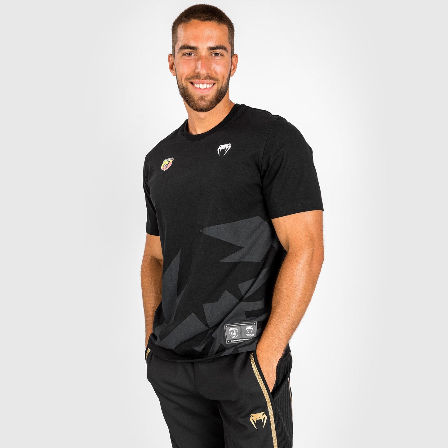 Venum Abarth #1 T-Shirt - Schwarz/Gold