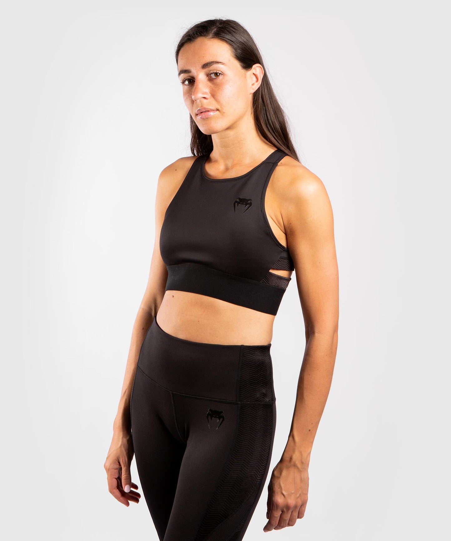 Venum G-fit Sport-BH – Schwarz / Schwarz