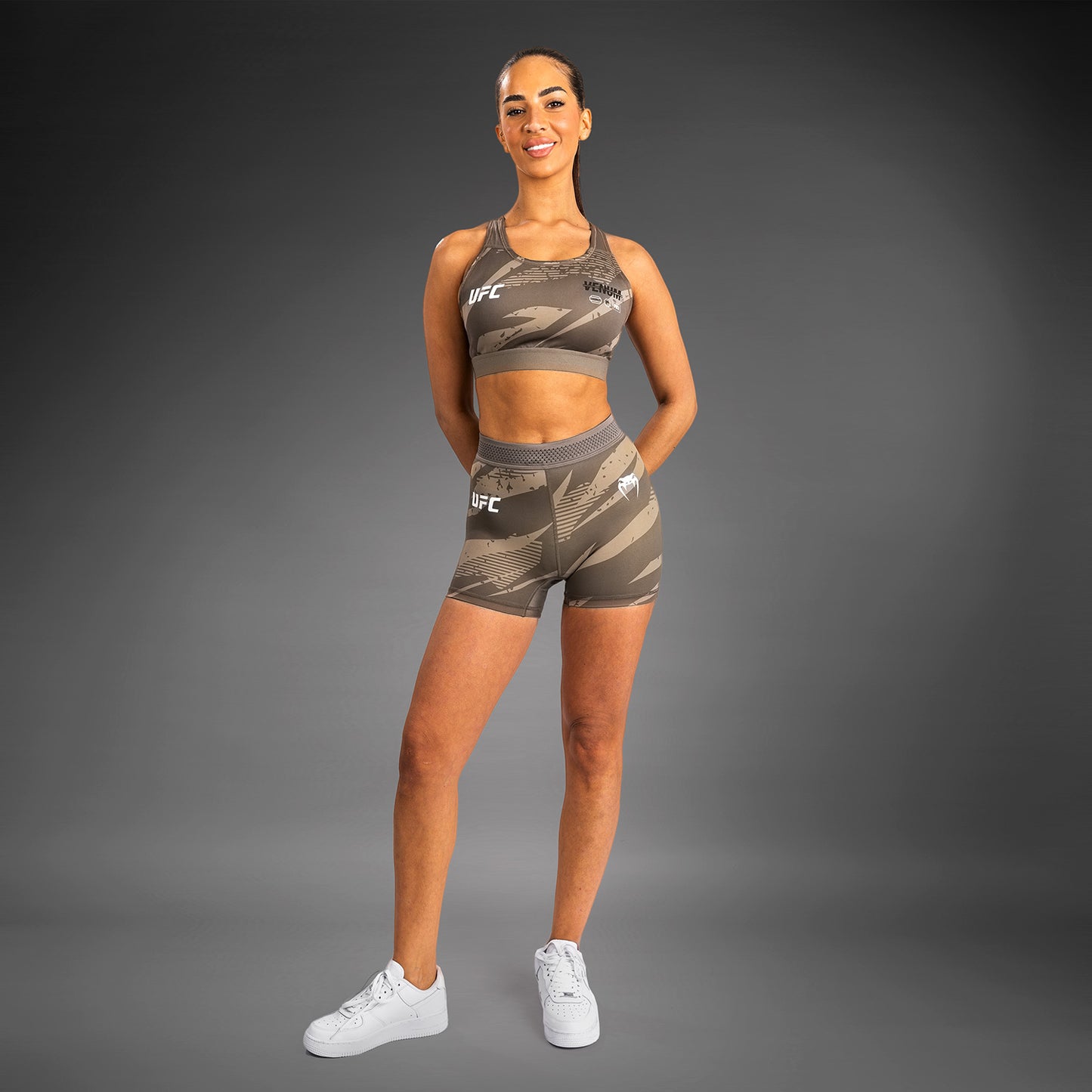 UFC Adrenaline by Venum Fight Week Frauen Vale Tudo Short - Charcoal Grey