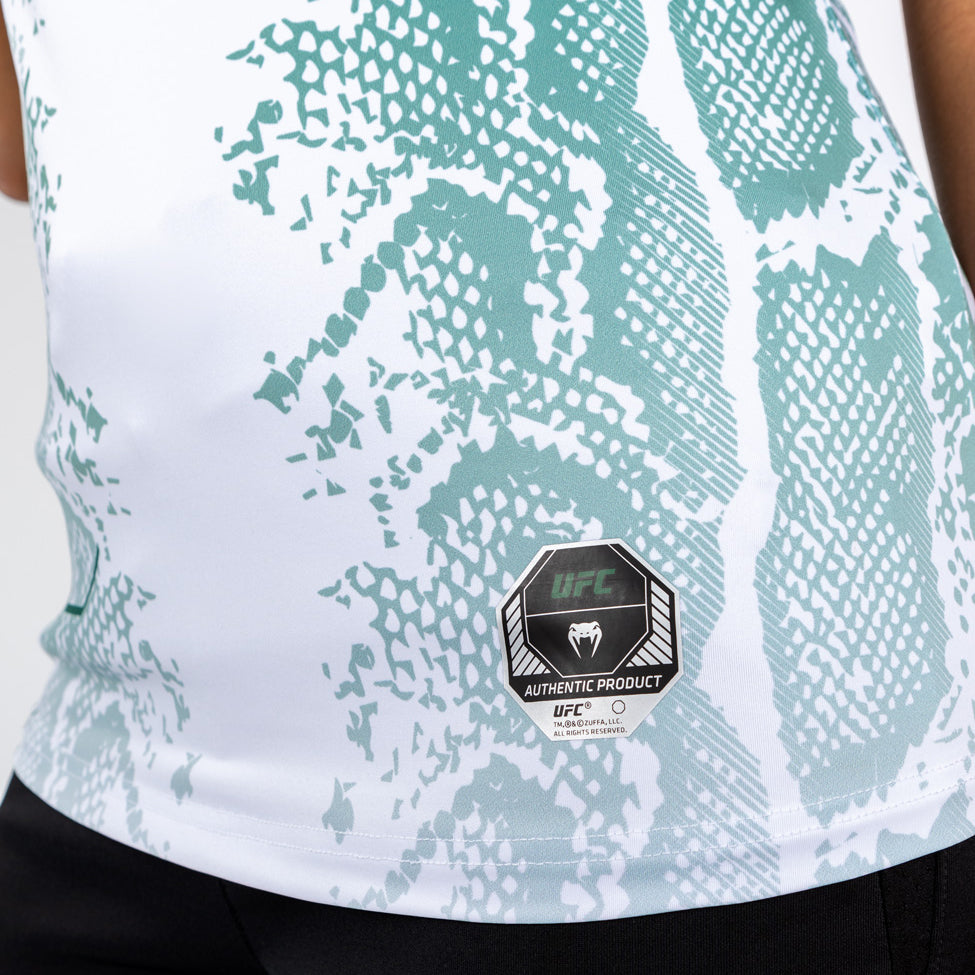 UFC Adrenaline by Venum Authentic Fight Night Damen Walkout Trikot - Emerald Edition - Weiß/Grün