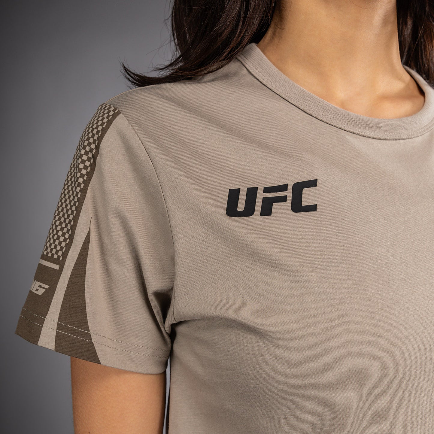 Venum UFC Unity by Venum Authentic Fight Week Damen-Kurzarm-T-Shirt - Sand