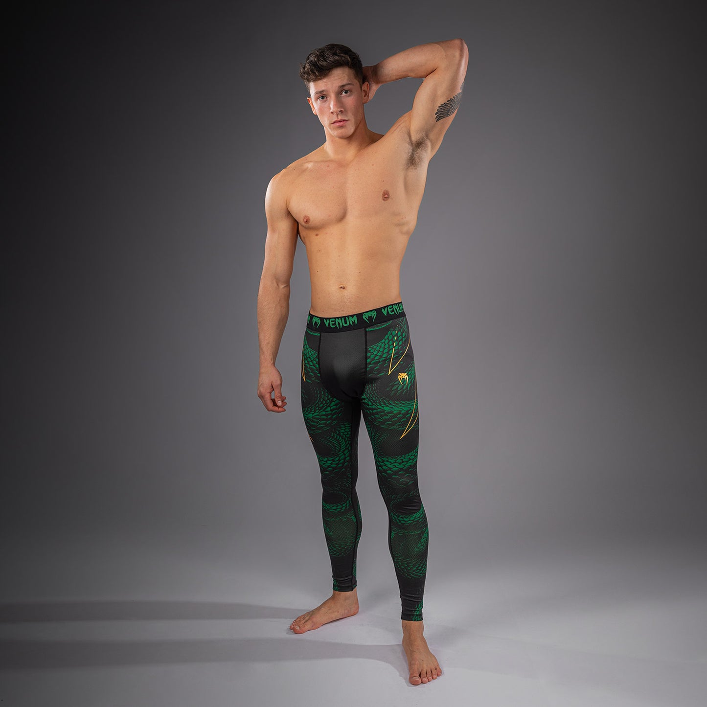 Venum Matupa Spats - Schwarz/Grün/Gold