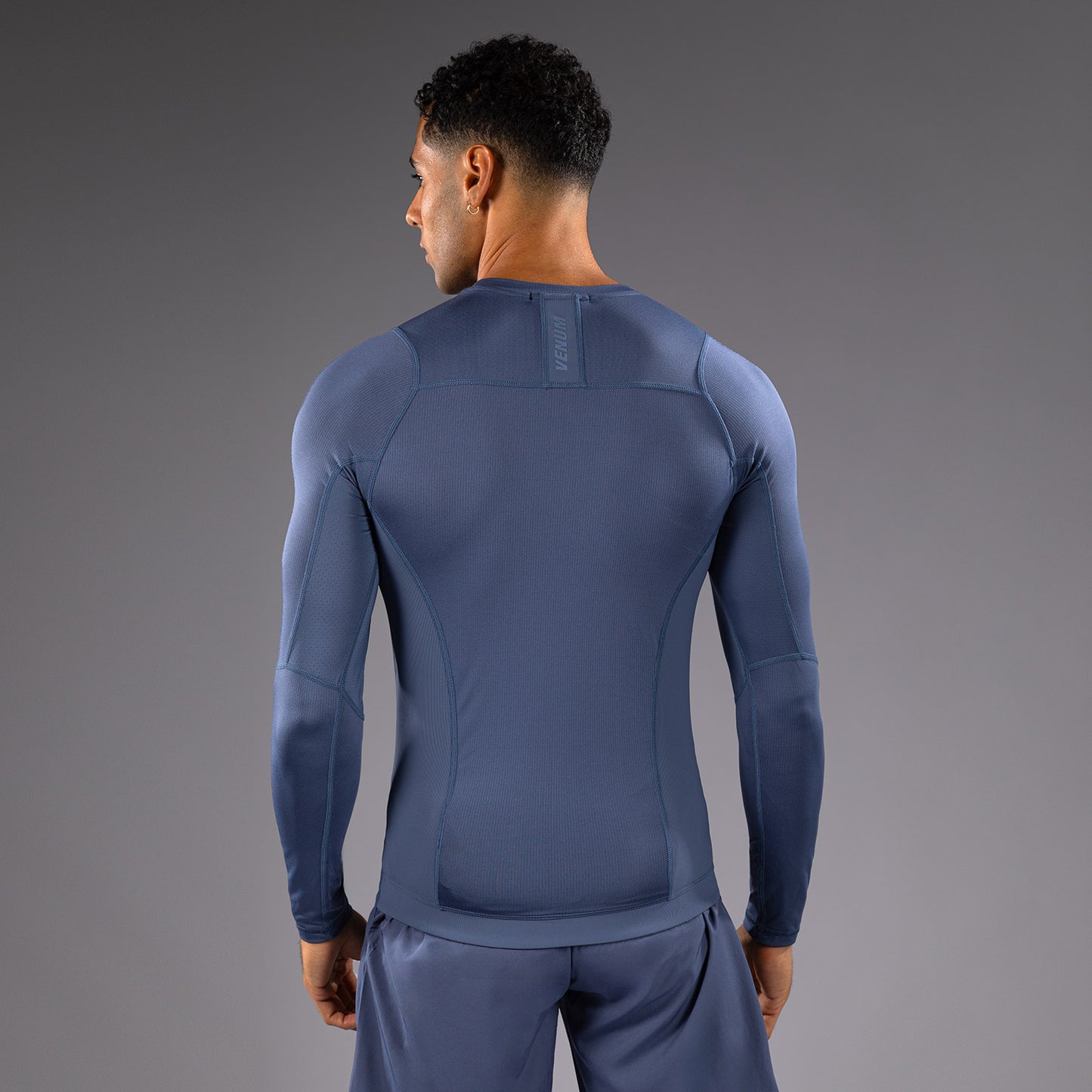 Venum G-Fit Air Herren Langarm Rashguard - Nebelblau