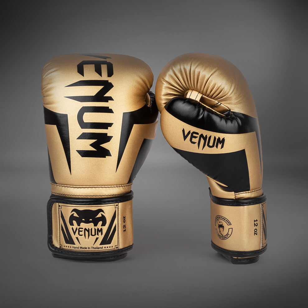 Venum Elite Boxhandschuhe - Gold/Schwarz