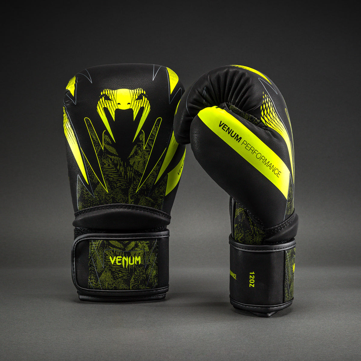 Venum Impact Amazonia Reborn Boxhandschuhe - Schwarz/Grün