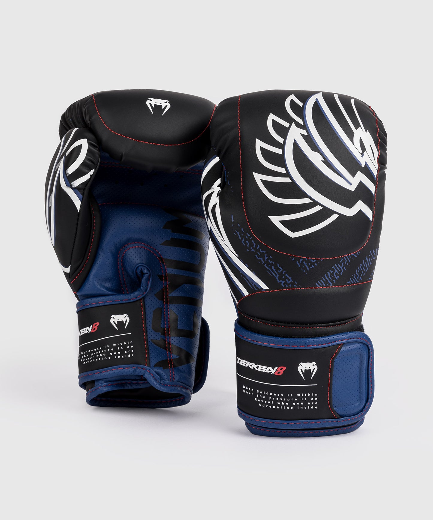 Venum x TEKKEN 8 - Jin Kazama Boxhandschuhe - Blau/Schwarz/Weiß