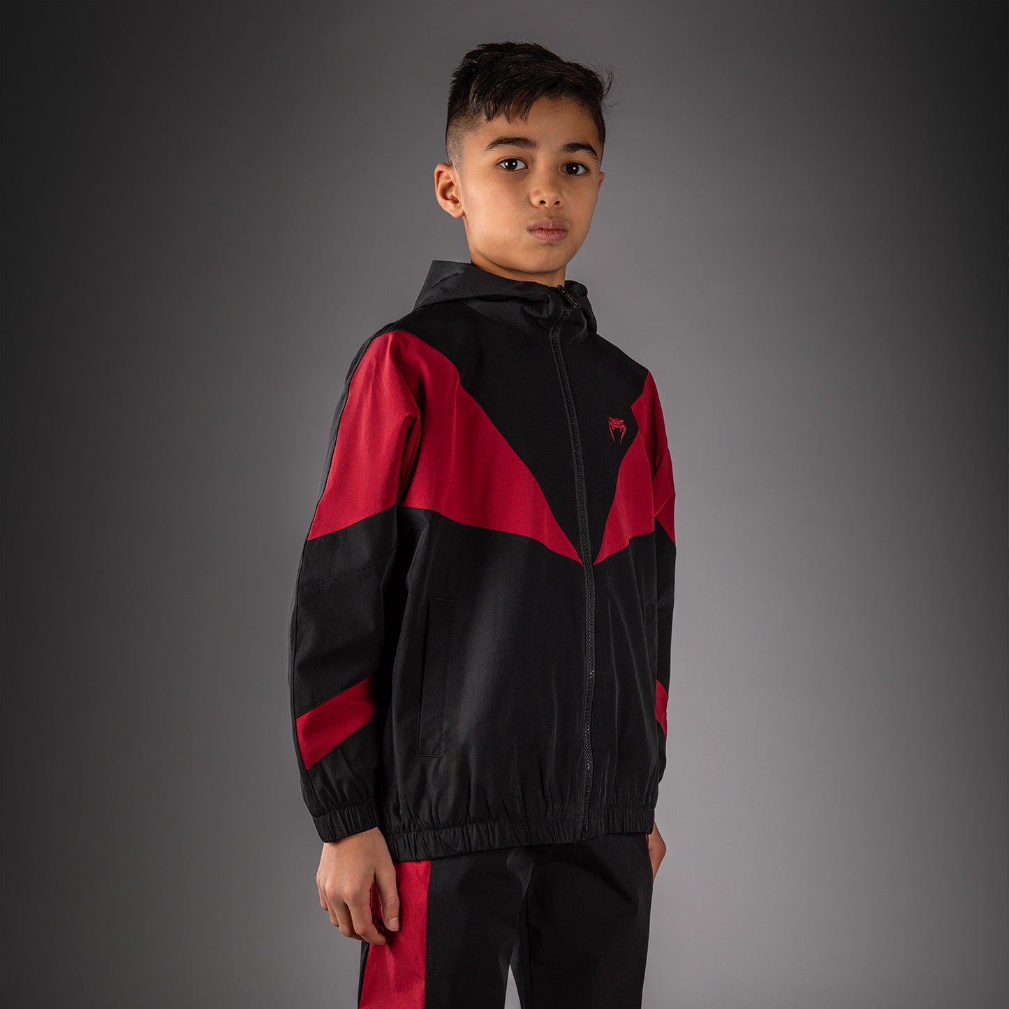 Venum Vectra Trainingsjacke für Kinder - Schwarz/Rot