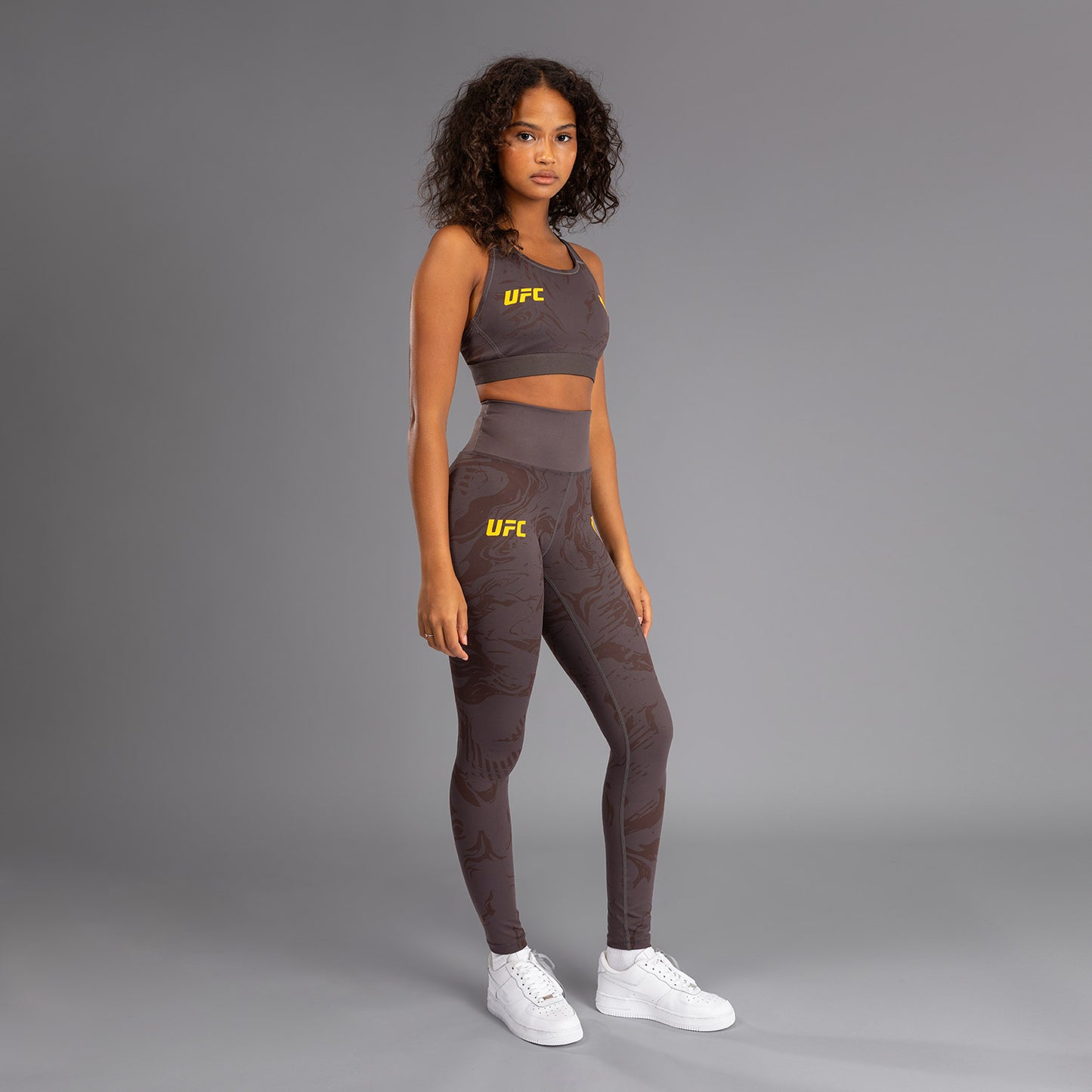 UFC Fusion by Venum Fight Week Damen Performance Tight - Erdiges Braun