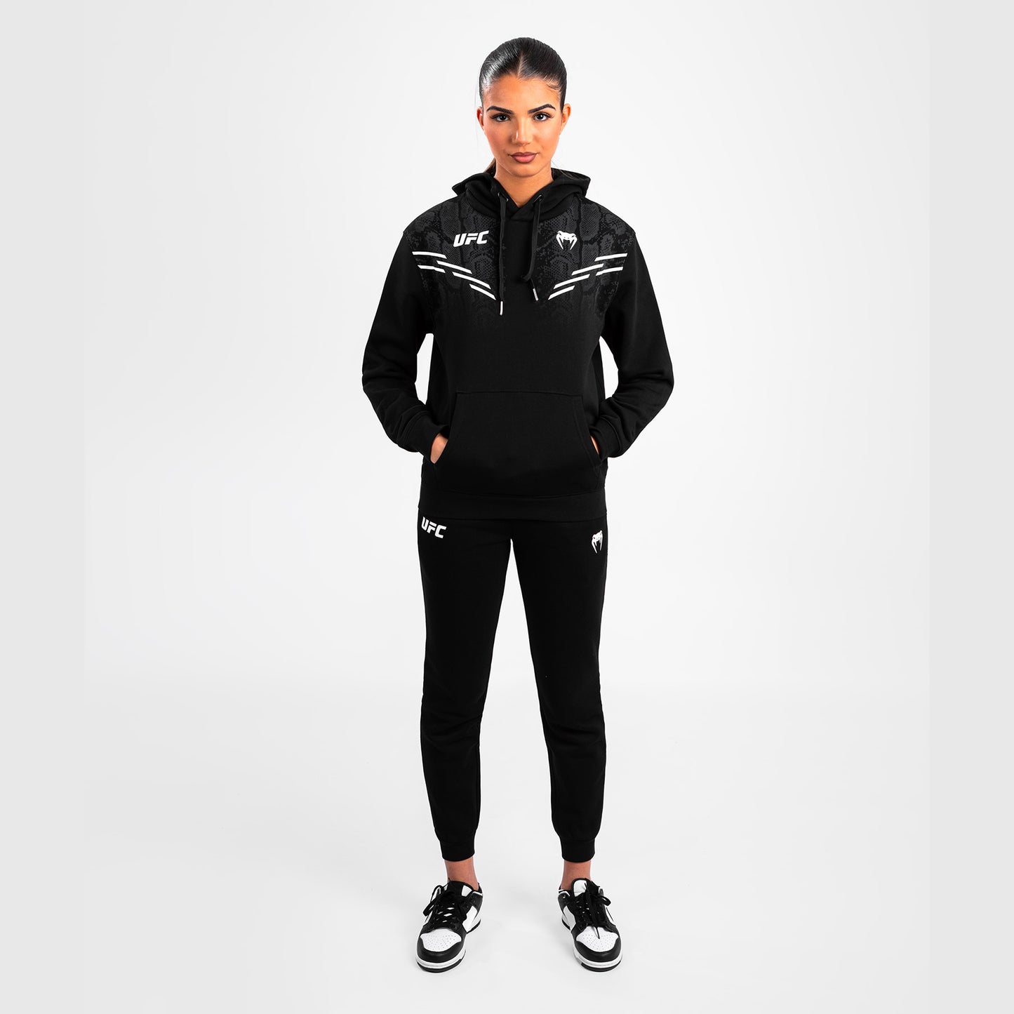UFC Adrenaline by Venum Replica Damen Pullover Hoodie - Schwarz
