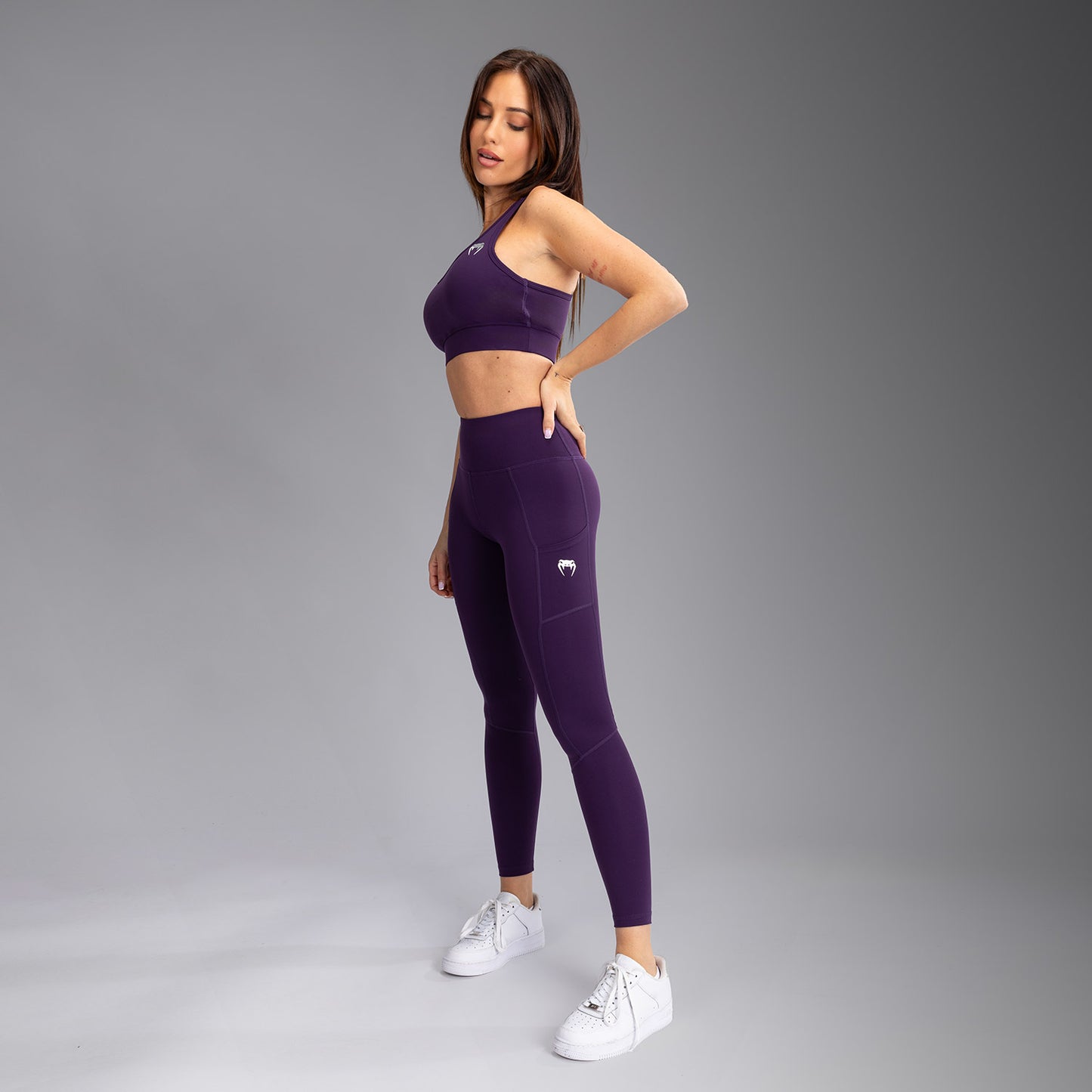 Venum Essential Damen Performance Leggings - Tiefpurpur