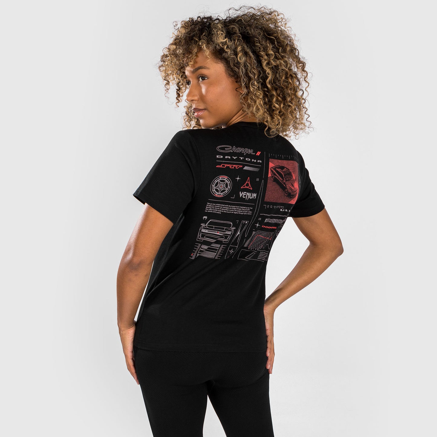 Venum x Dodge Banshee T-Shirt für Frauen - Schwarz