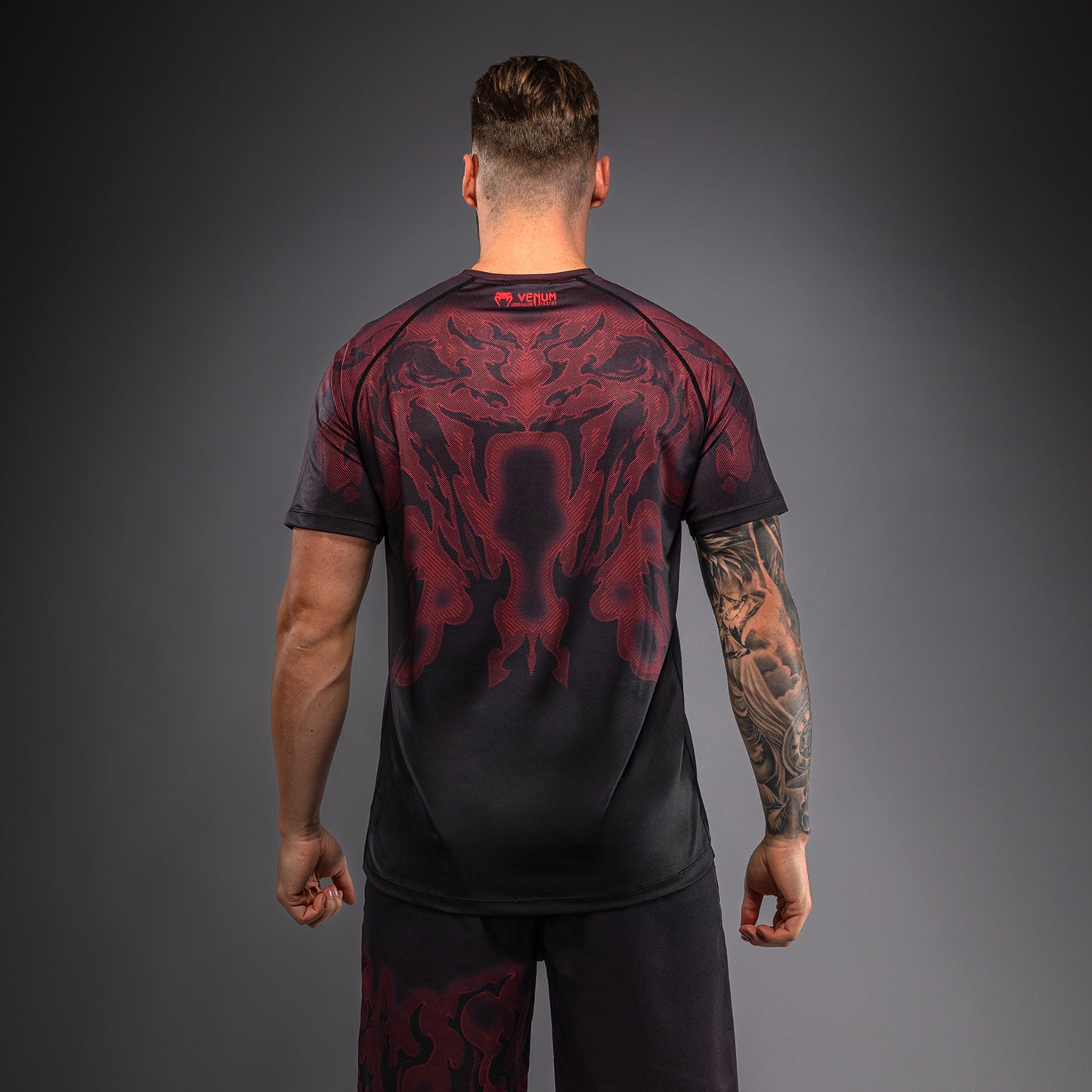 Venum Spectre Dry Tech T-Shirt – Schwarz/Rot