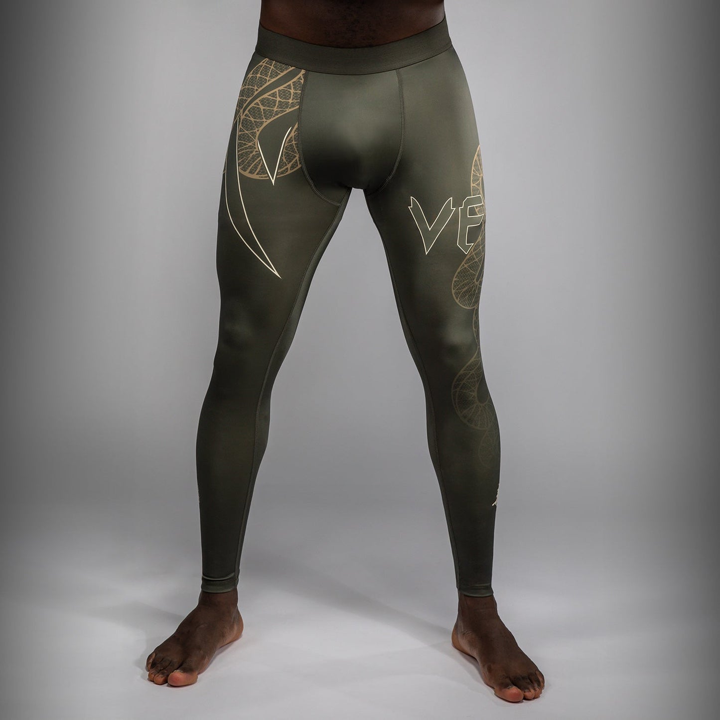 Venum Serpenti Spats – Khaki/Bronze/Ivory