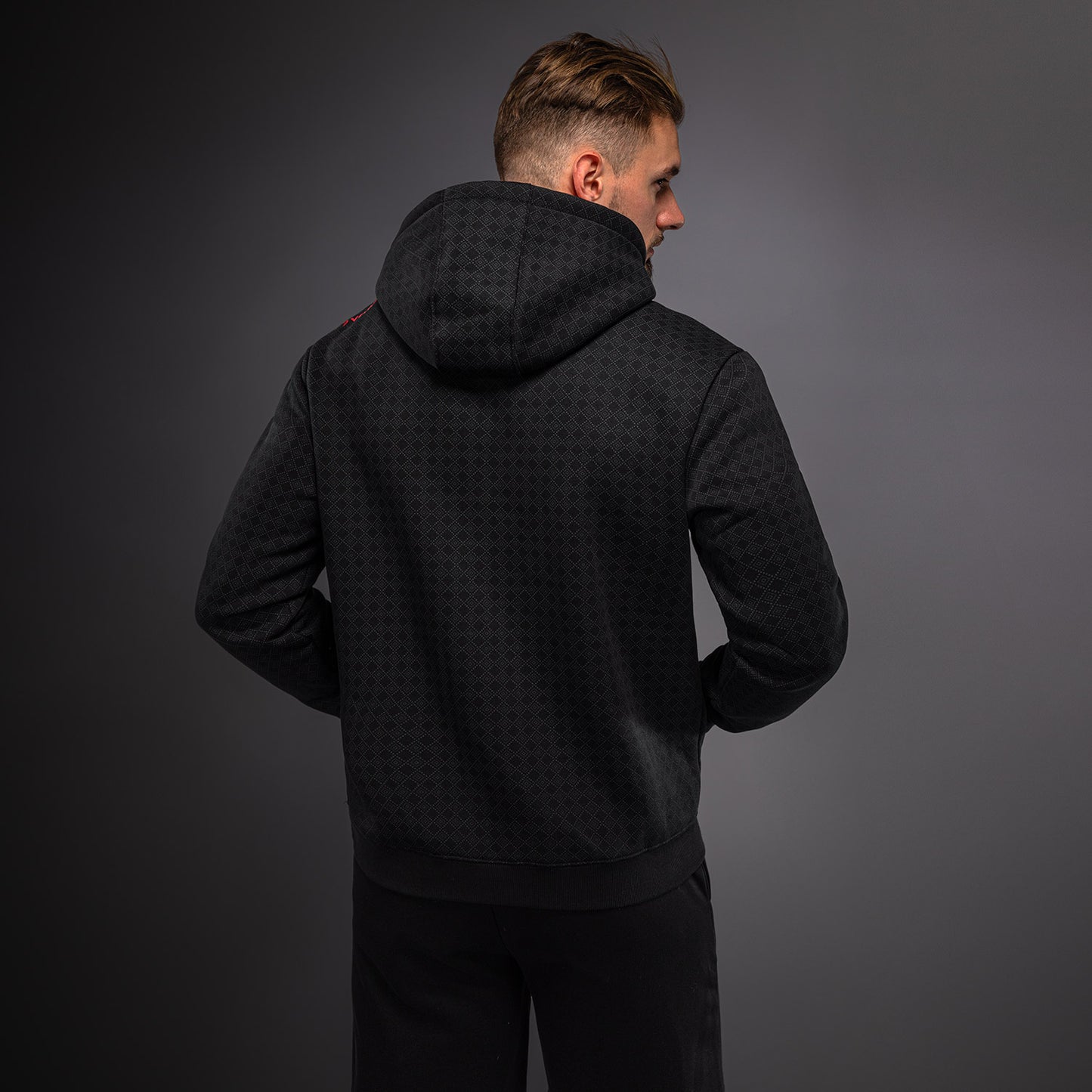 Venum x Roger Gracie Signature Kapuzenpullover - Schwarz/Rot