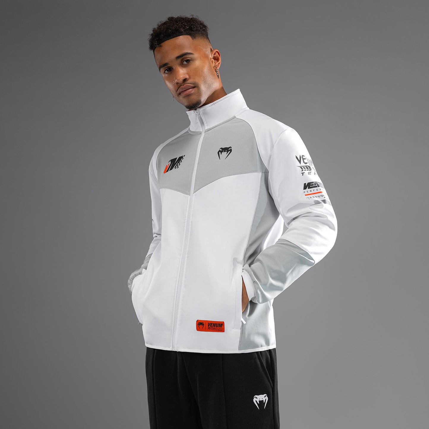 Venum Motorsport Softshell-Jacke - Schneeweiß