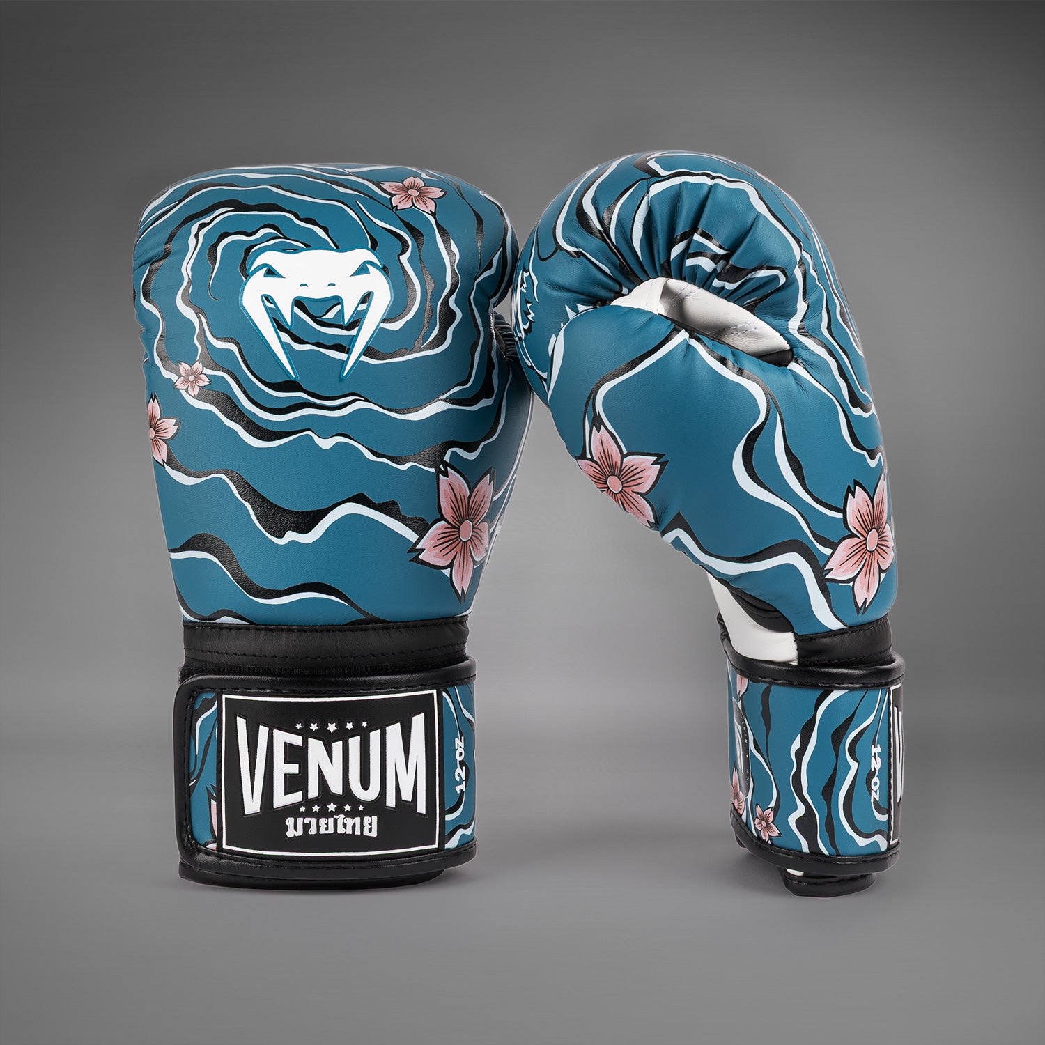 Venum X Tawanchay Boxhandschuhe – Blau/Weiß - 16 oz