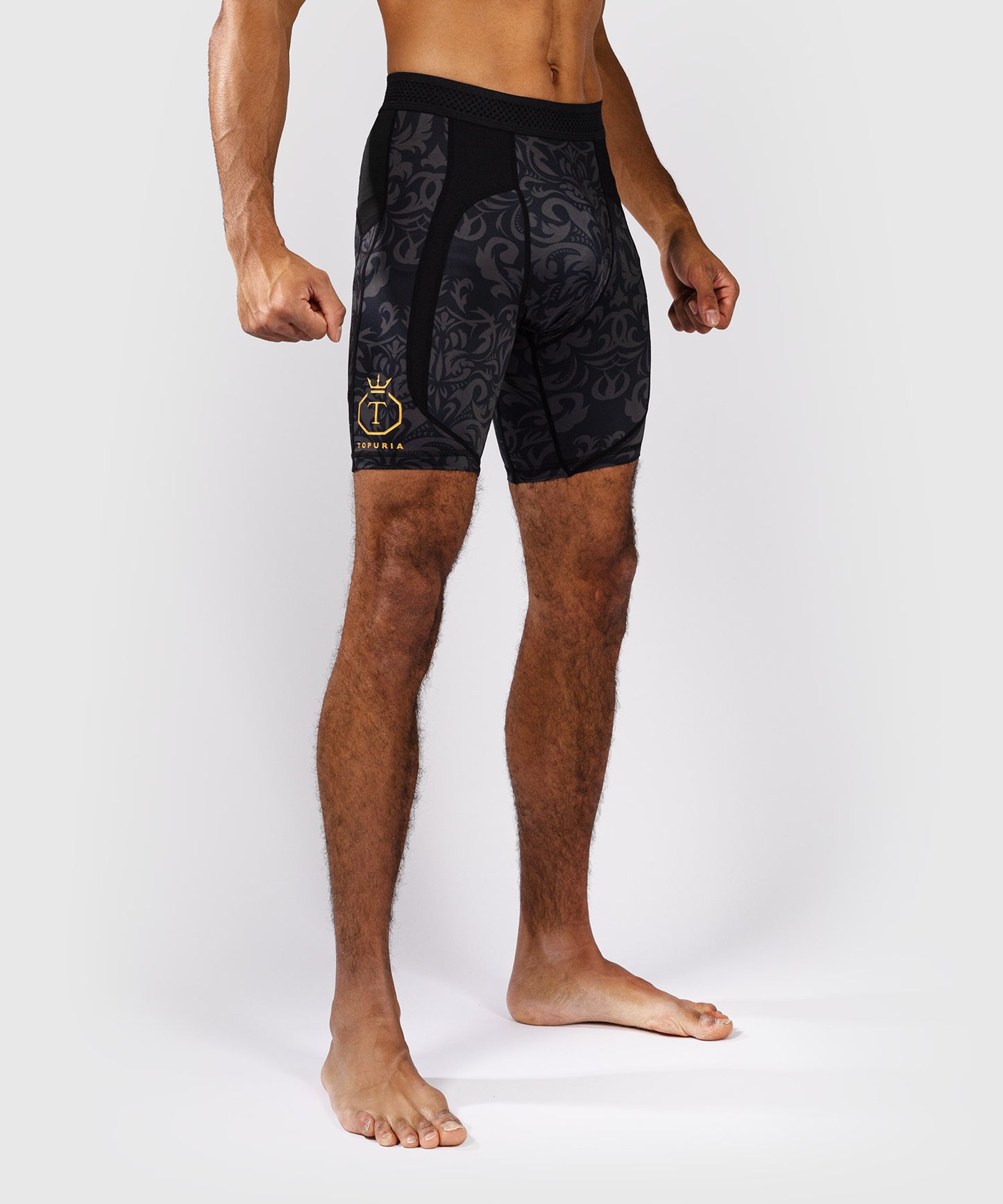 Venum x Topuria Unmatched Edition Vale Tudo Shorts - Schwarz/Gold