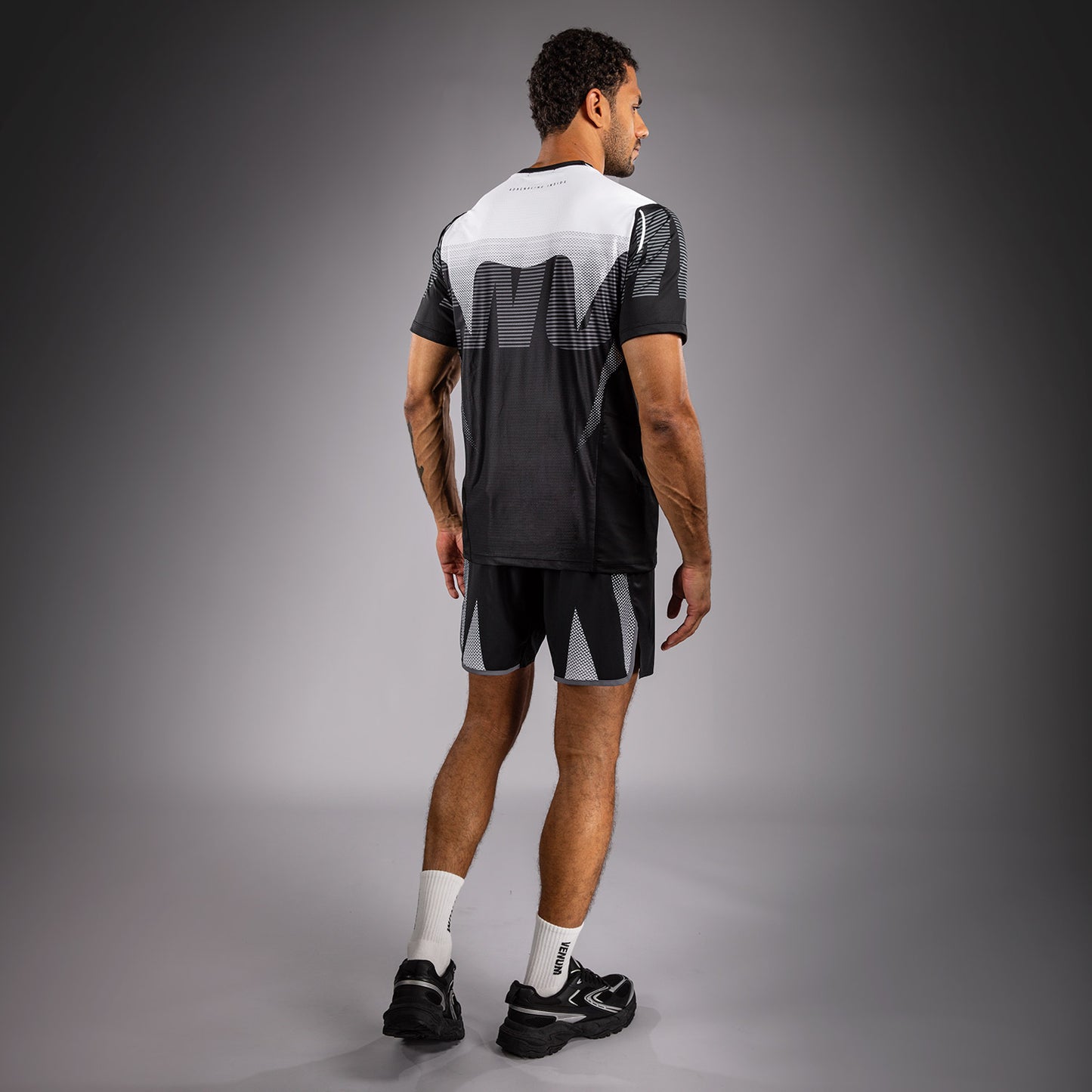 Venum Adrenaline Dry Tech T-Shirt – Schwarz/Silbergrau