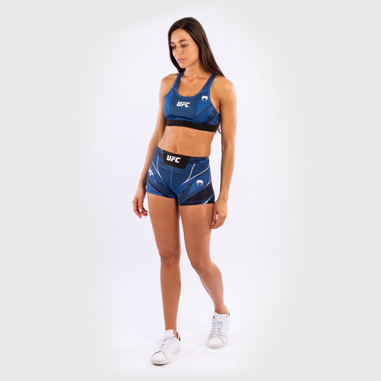UFC Venum Authentic Fight Night Damen Vale Tudo Shorts - Kurze Passform - Blau