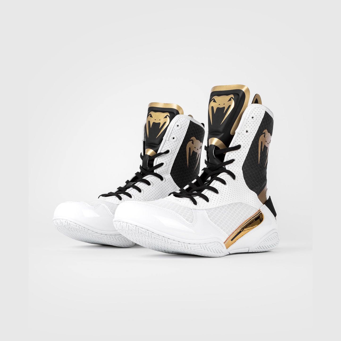 Venum Elite Boxing Schuhe - Weiß/Schwarz/Gold
