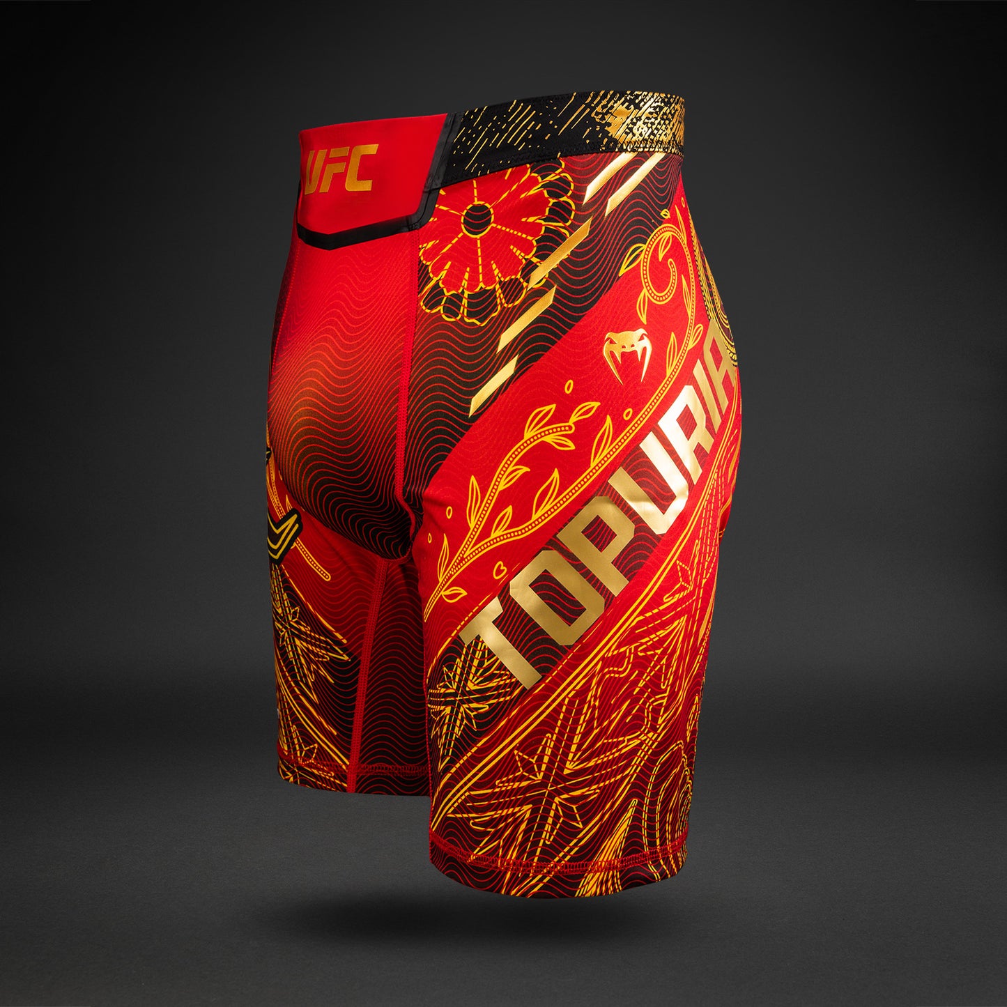 UFC Unrivaled by Venum Ilia Topuria Herren Vale Tudo Shorts - Rot
