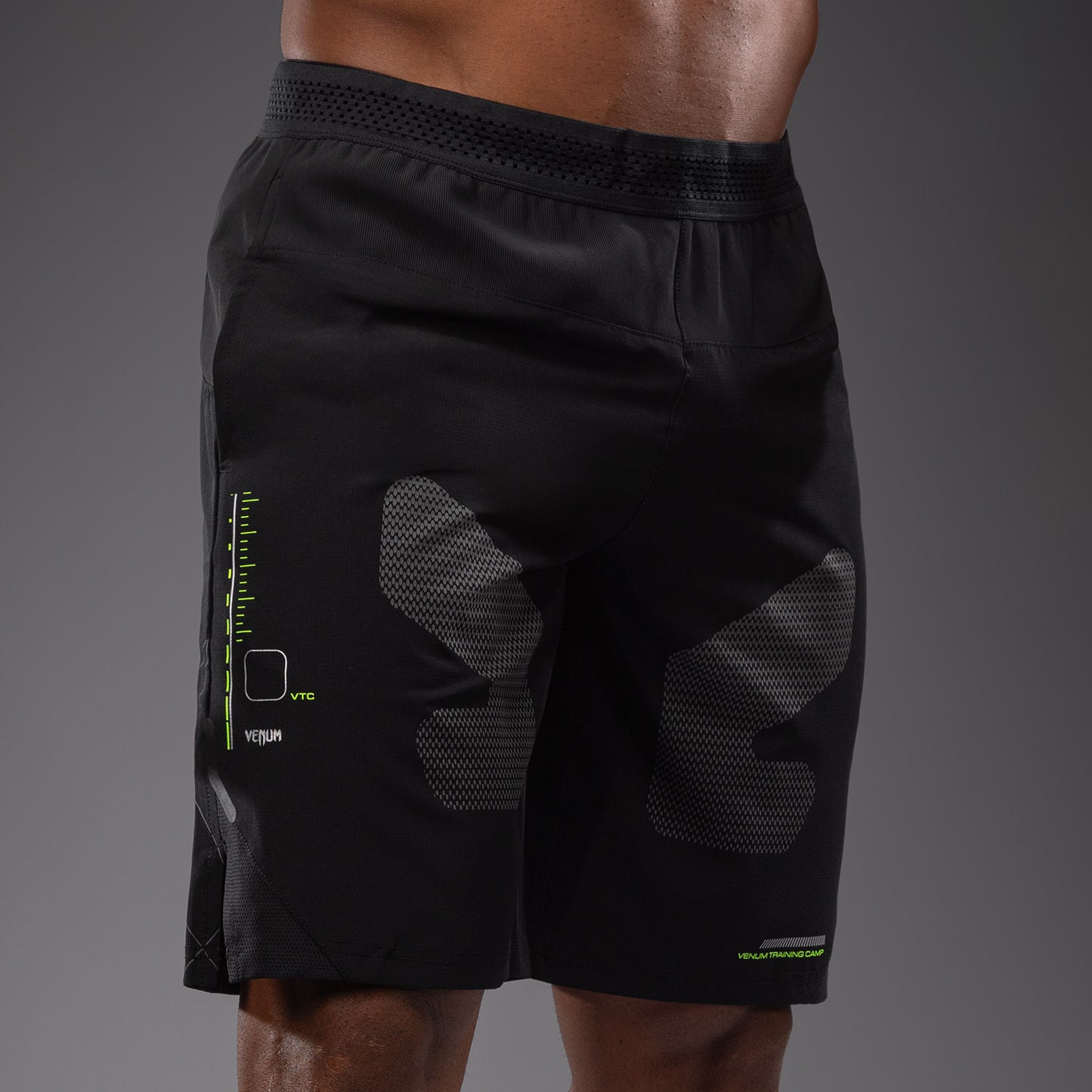 Venum Training Camp 4.0 Trainingsshorts - Schwarz/Neongrün