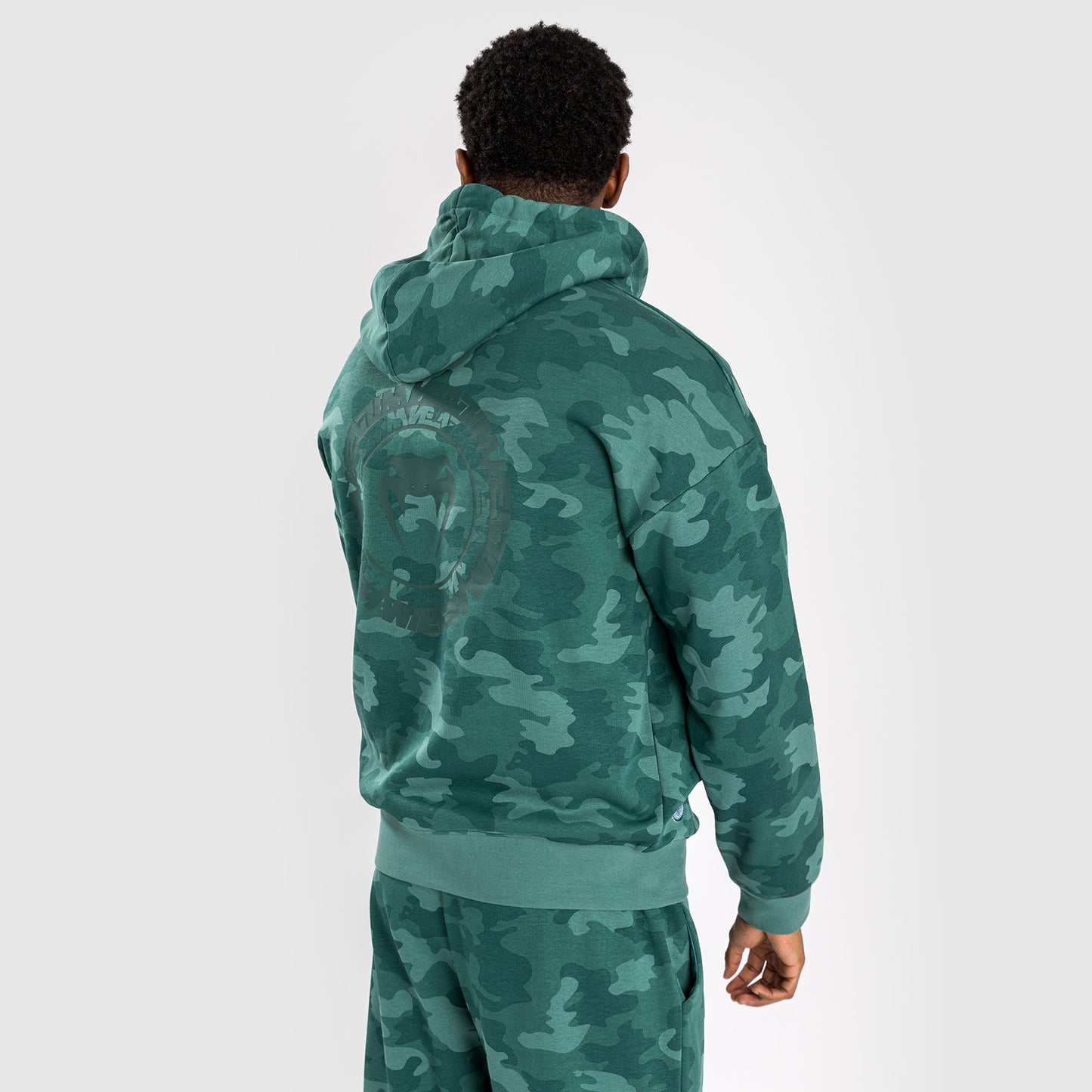 Venum Vortex XL Herren Kapuzenpullover - Türkis Camo