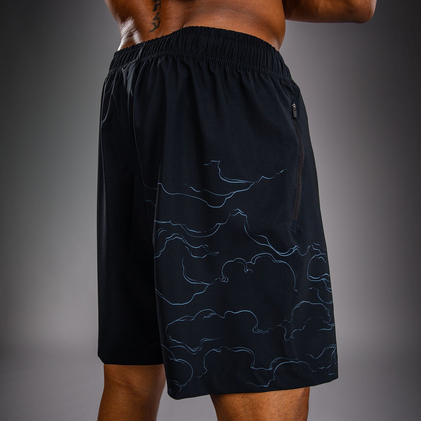 Venum Thunder Dragon Trainingsshorts – Schwarz/Grau/Kupfer