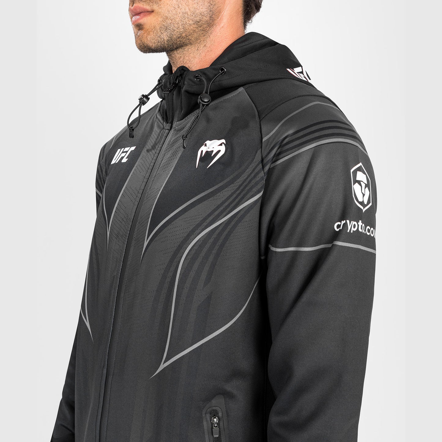 UFC Venum Authentic Fight Night 2.0 Männer Walkout Hoodie - schwarz