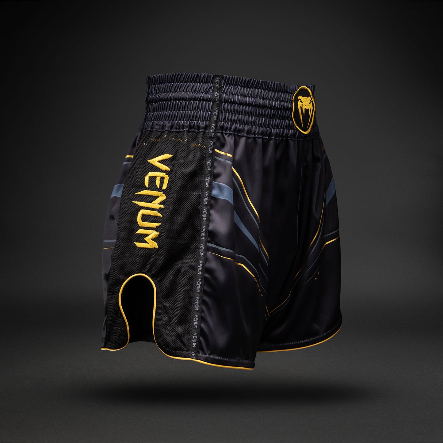Venum Streamline Muay-Thai-Shorts – Schwarz/Gold