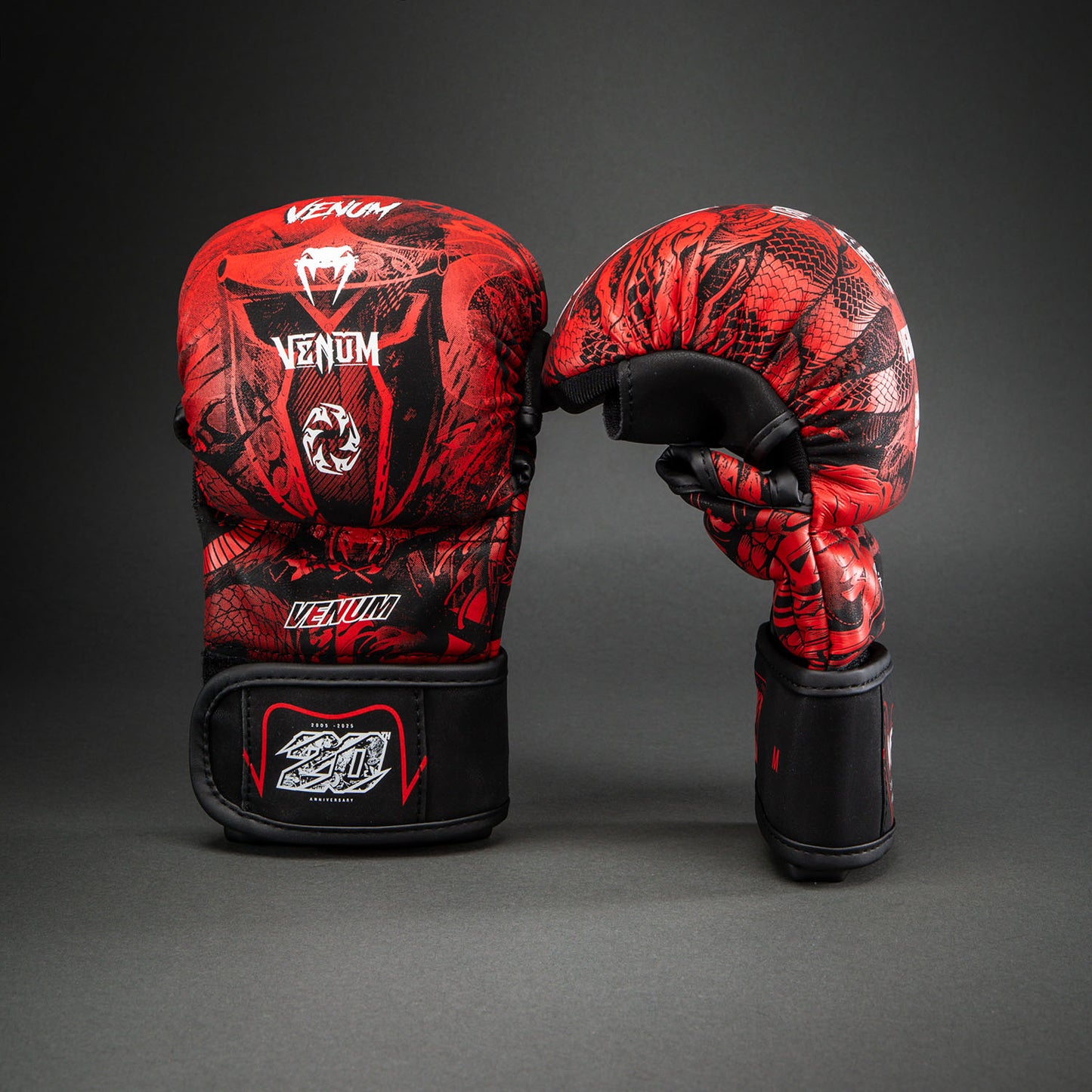 Venum 20th Anniversary Sparringhandschuhe - Schwarz/Rot