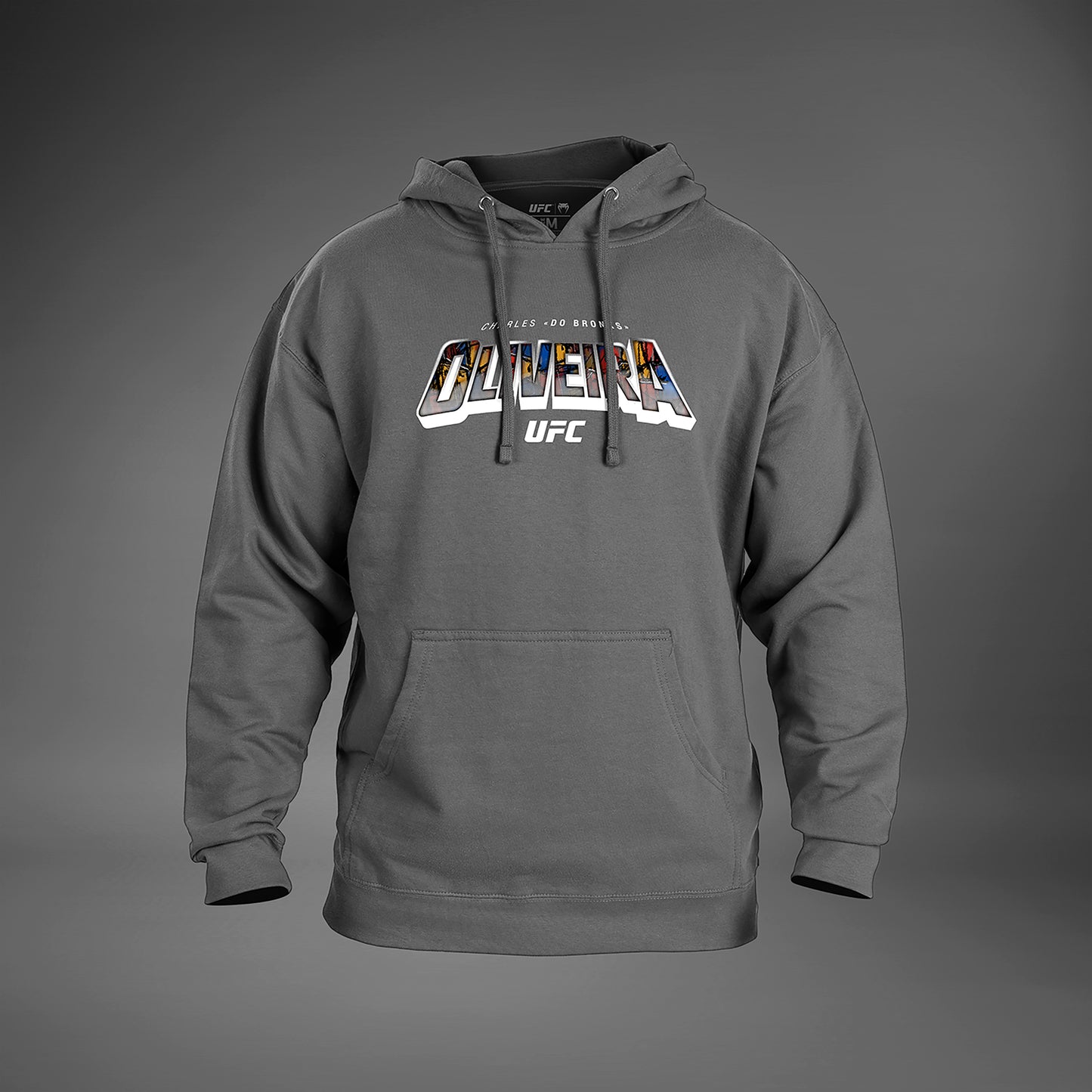 UFC Unrivaled by Venum Charles Oliveira Herren Hoodie - Heather Grey