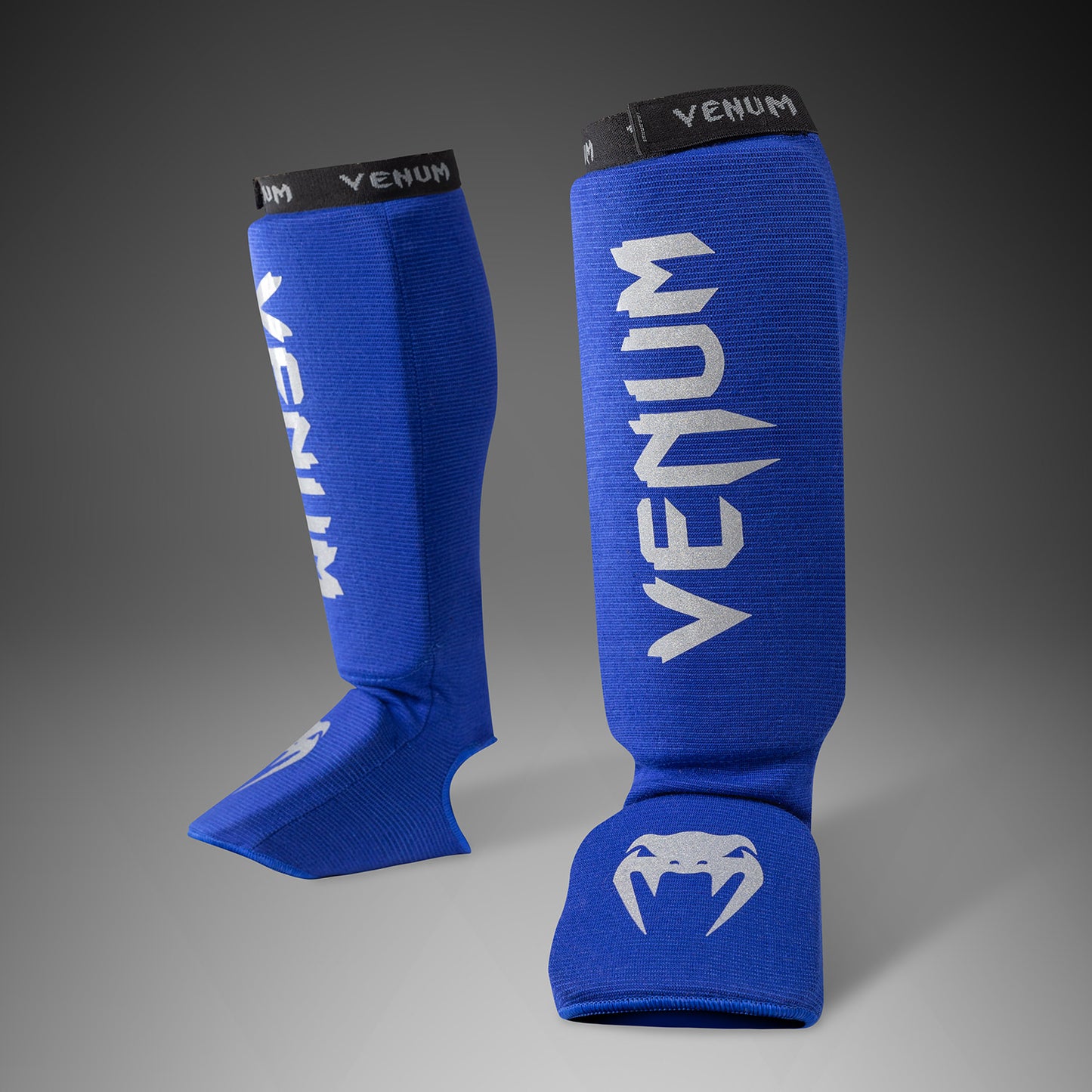 Venum Kontact Schienbeinschoner - Royalblau/Silber