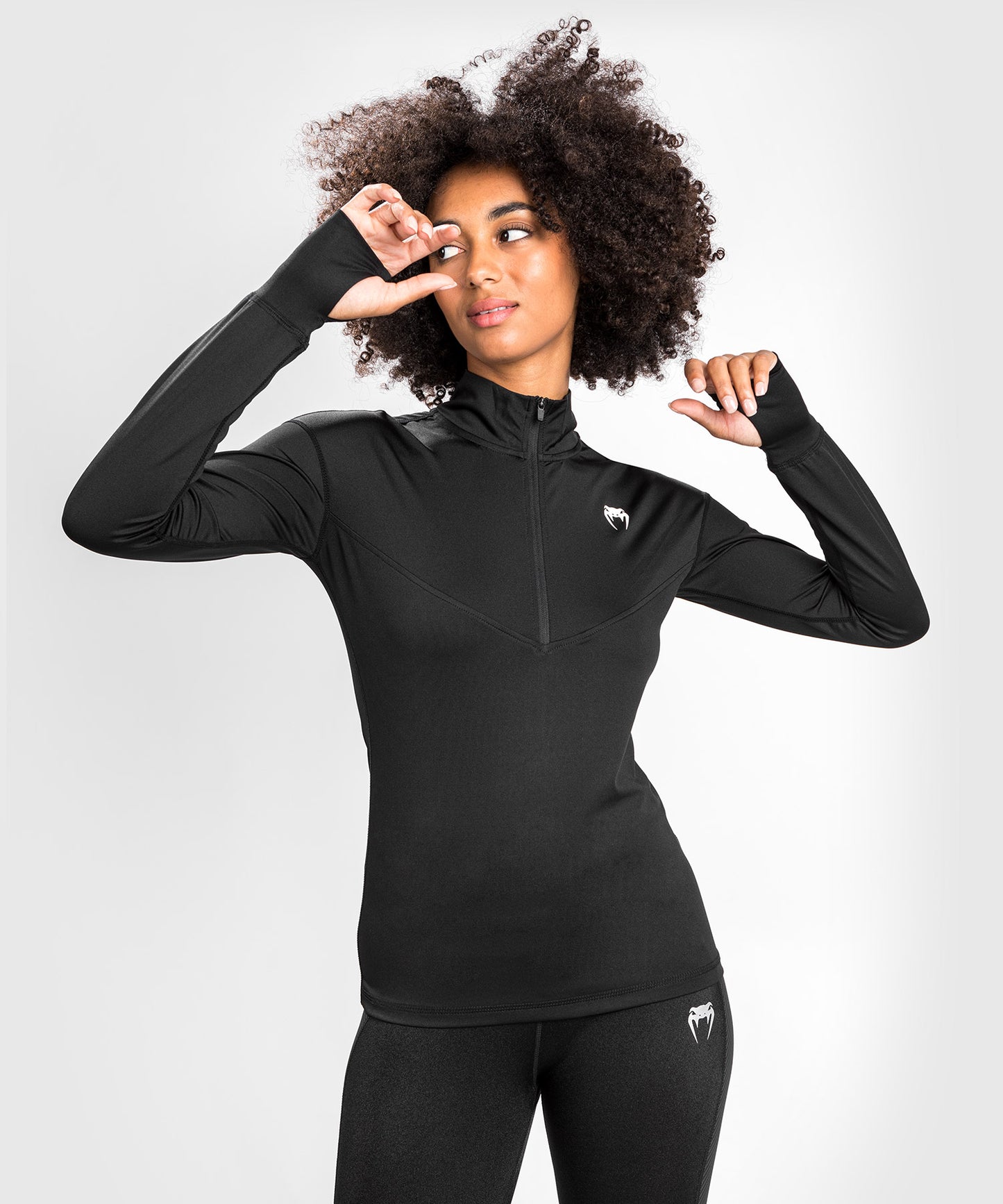 Venum Essential Base Layer Top - Schwarz