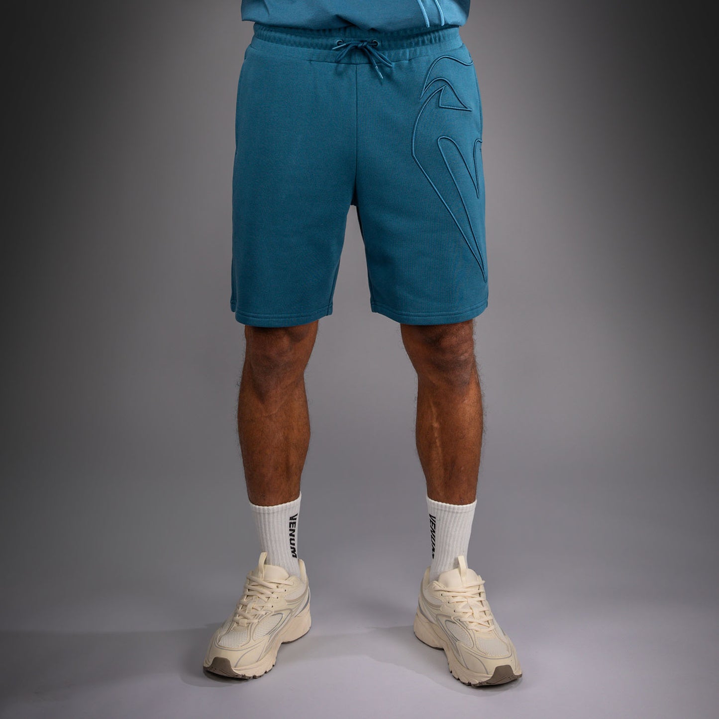 Venum Giant 3D Shorts aus Baumwolle - Ozeanblau
