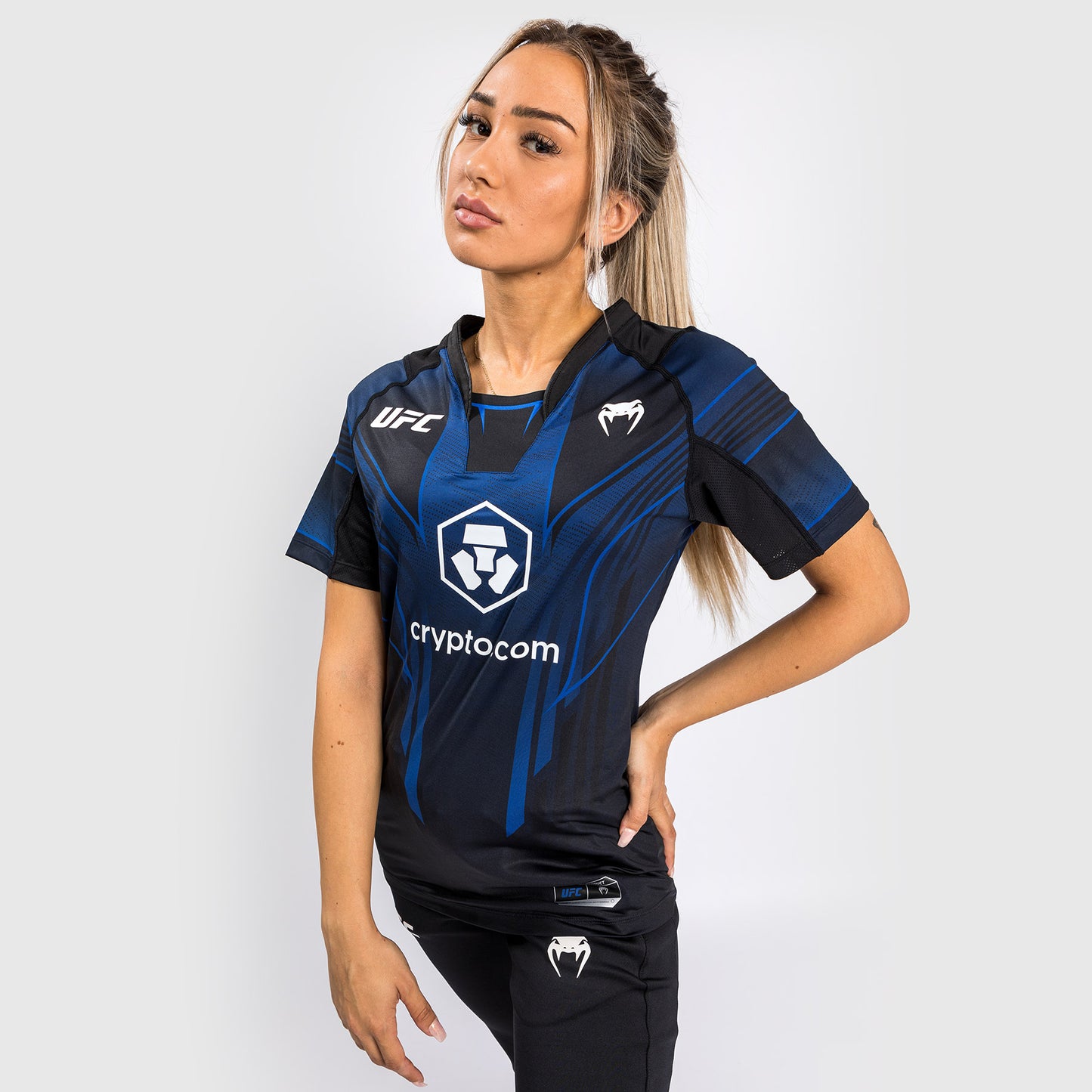 UFC Venum Authentic Fight Night 2.0 Walkout-Trikot für Frauen – Midnight Edition