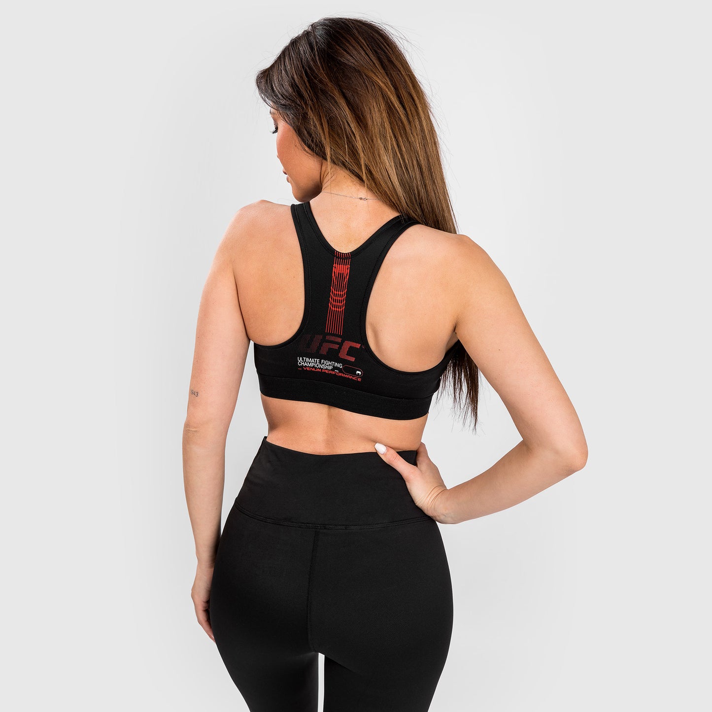 UFC Adrenaline by Venum Fight Week Sport-BH für Frauen - Schwarz
