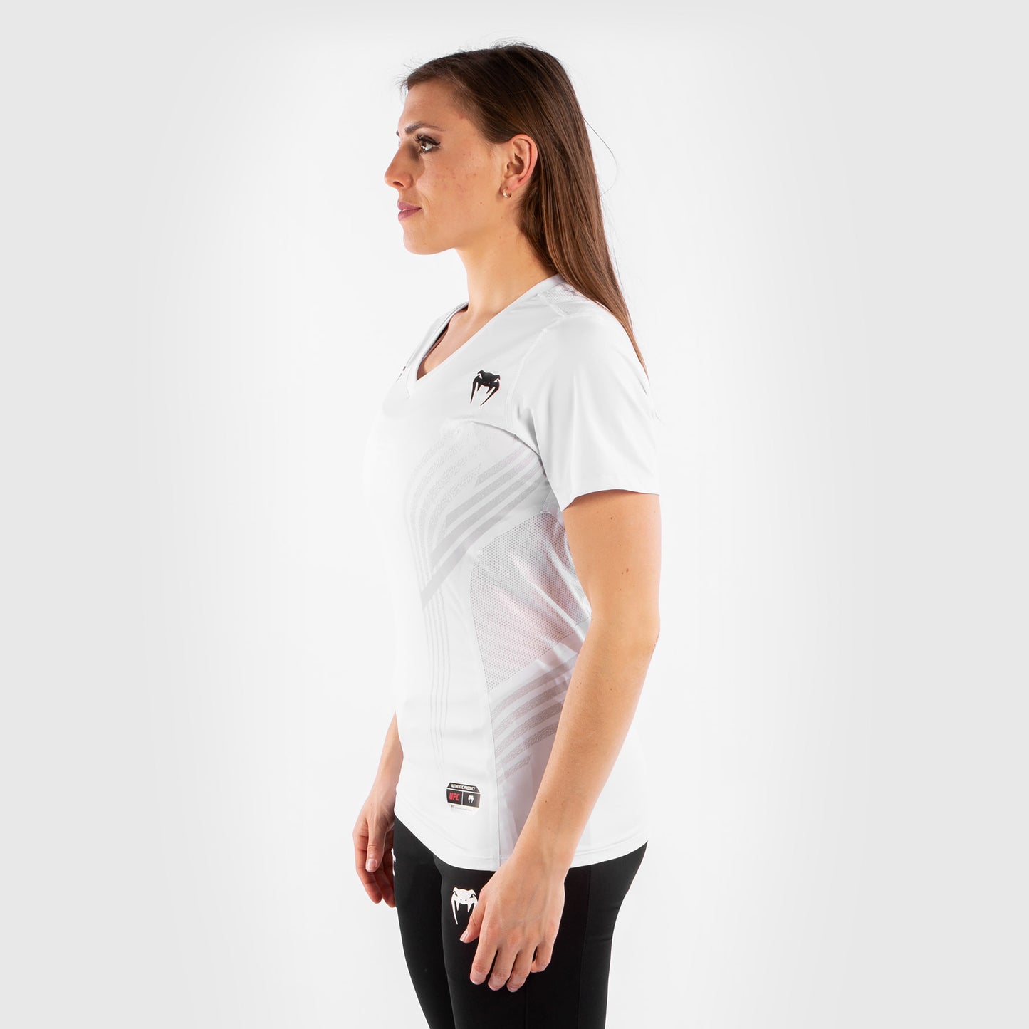 UFC Venum Personalisiert Authentic Fight Night Damen Walkout Trikot - Weiß