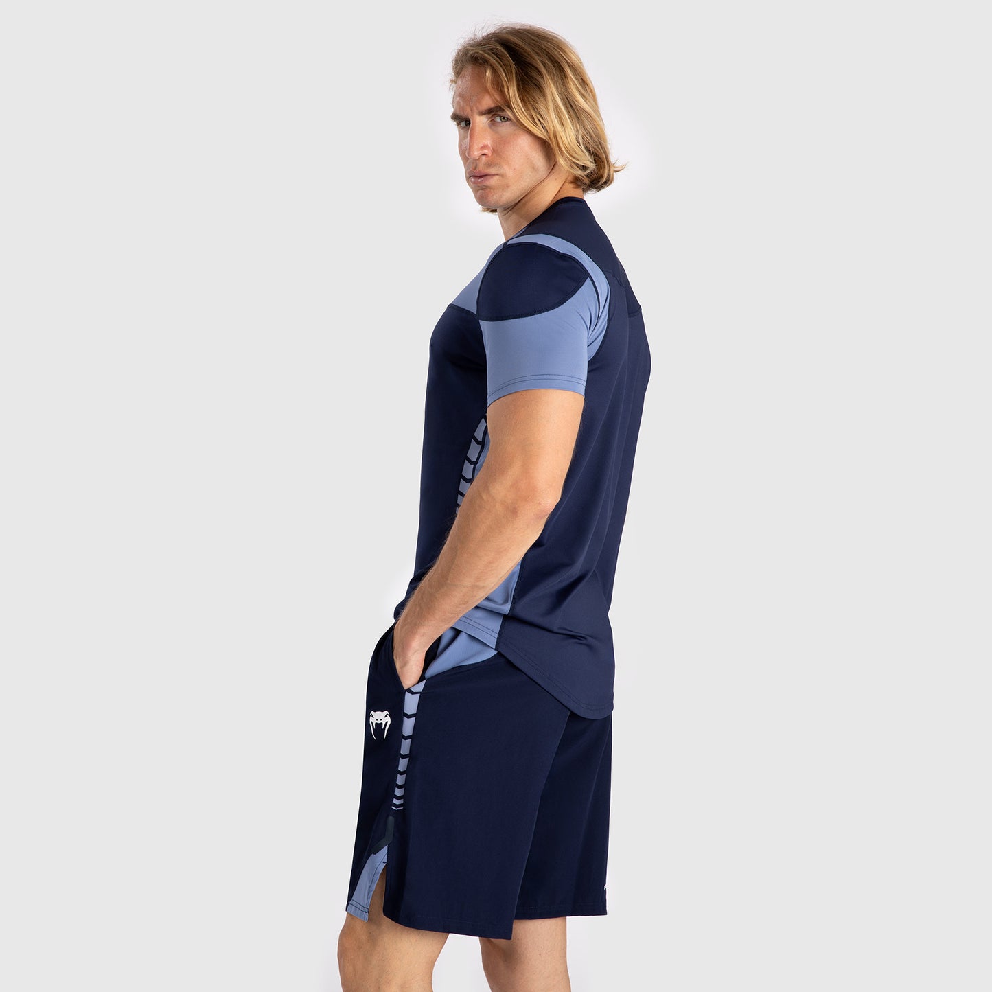 Venum Tempest Herren Dry-Tech T-Shirt - Marineblau/Blau