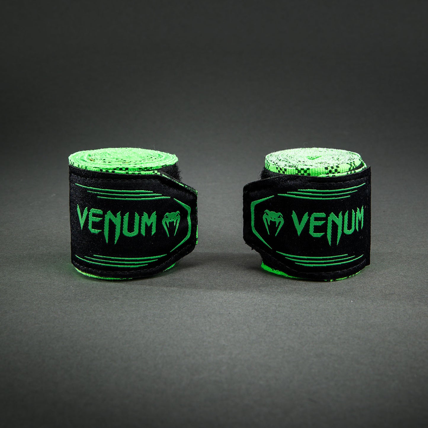 Venum Kontact Evo Tartan Boxing Bandagen - Neon Grün