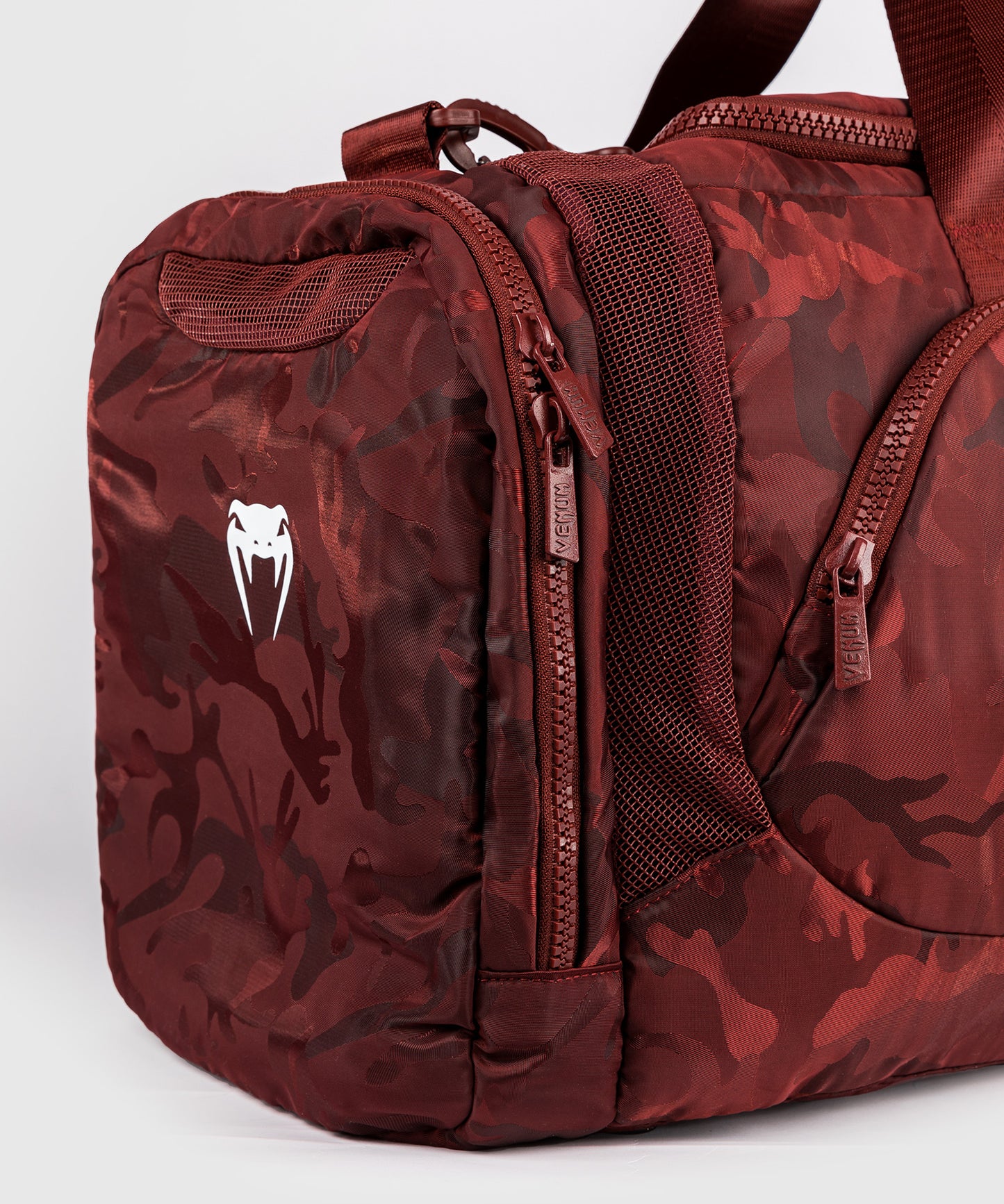 Venum Trainer Lite Sports Bags - Camo/Burgundy