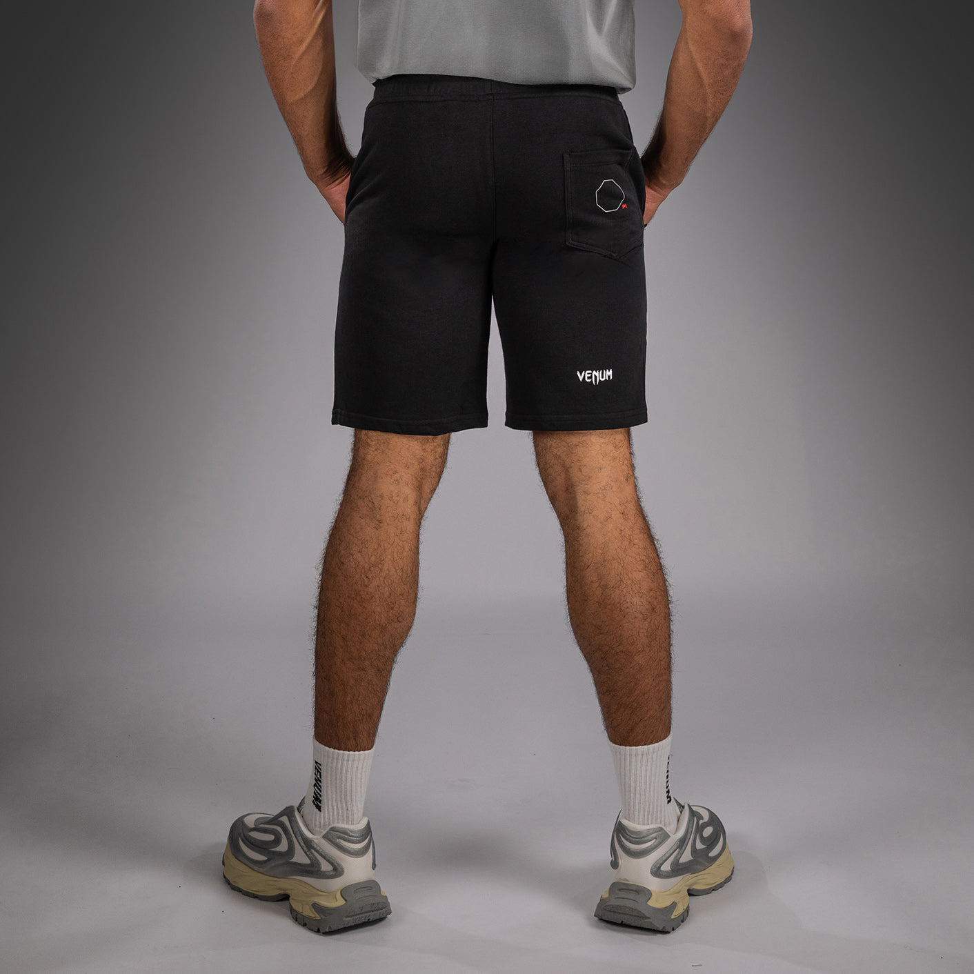 Venum UFC PI 3.0 Baumwollshorts – Schwarz