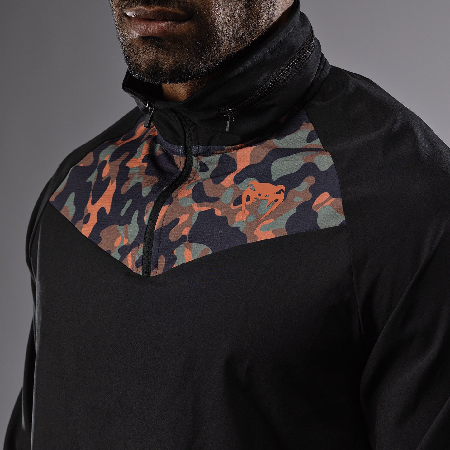Venum Jungle Ops  Herren-Trainingsjacke - Schwarz/Canyon Camo