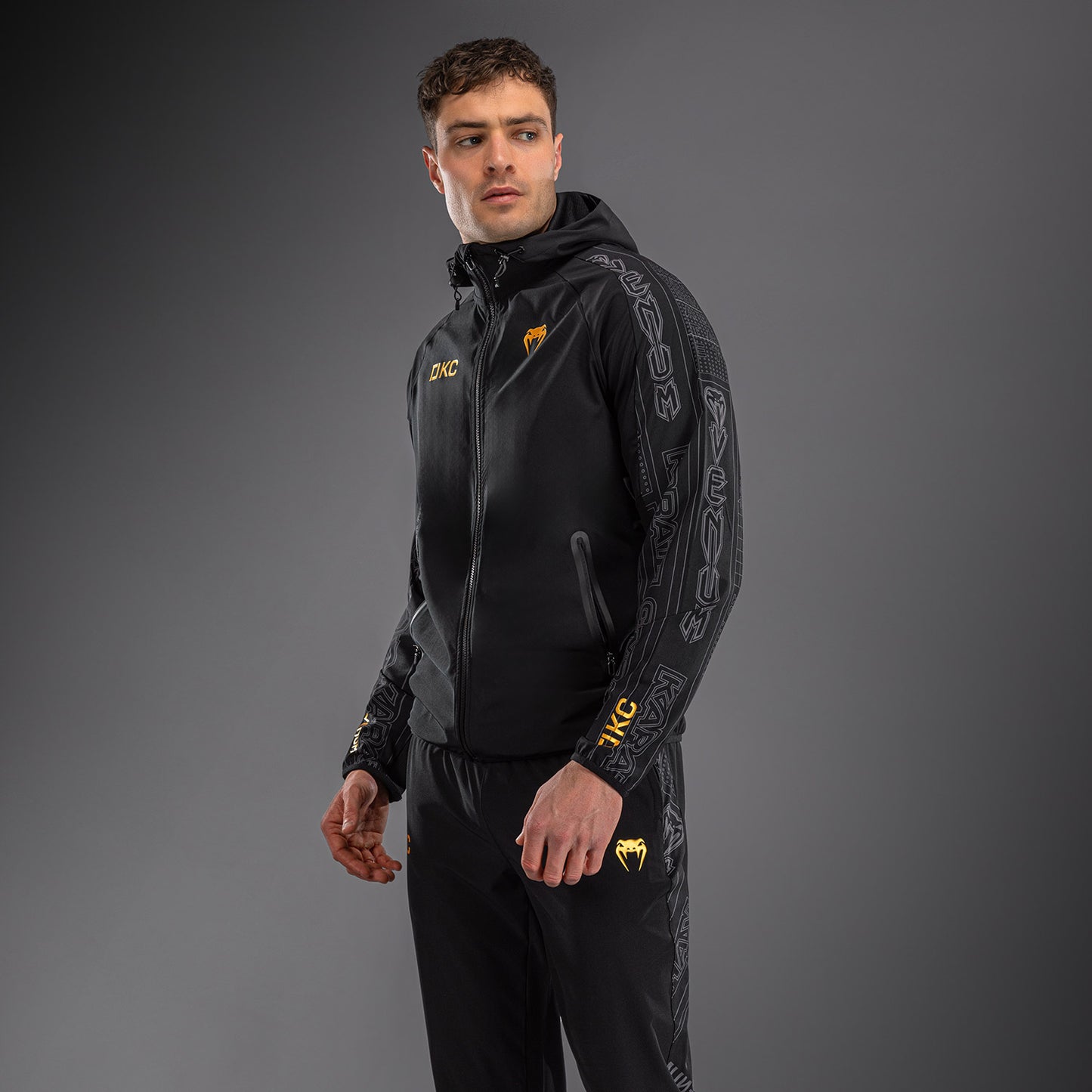 Karate Combat by Venum Trainingsjacke – Schwarz/Grau