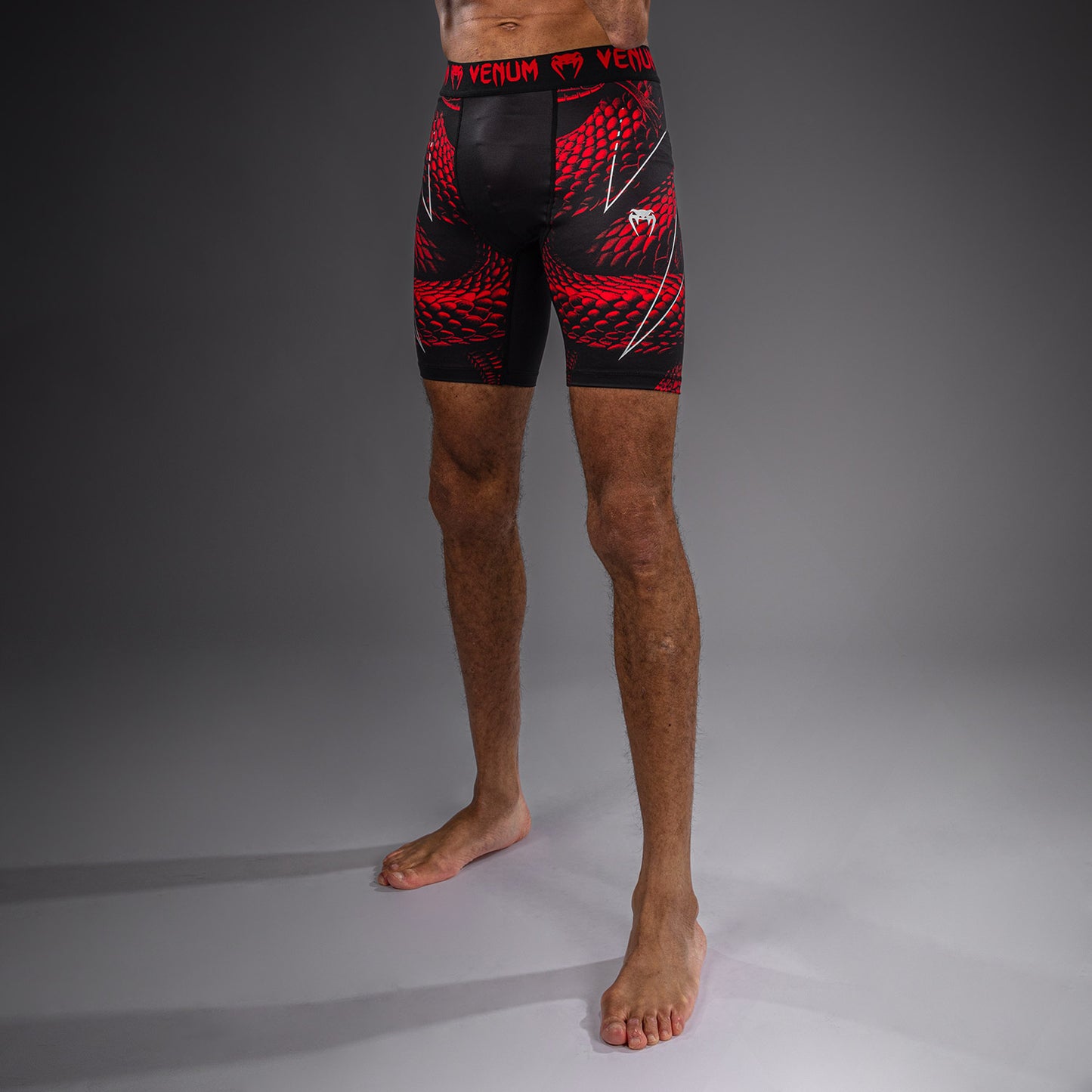 Venum Matupa Kompressionsshort - Schwarz/Rot/Silber