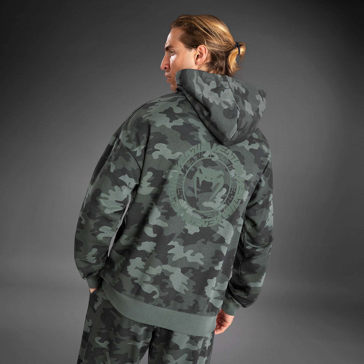 Venum Vortex XL Herren Hoodie - Khaki Camo