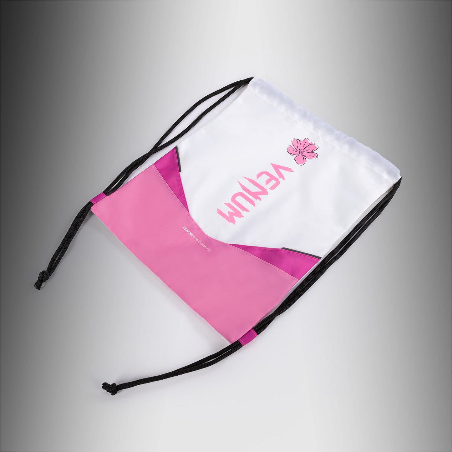 Venum Evo 2 Turnbeutel – Weiß/Zuckerrosa