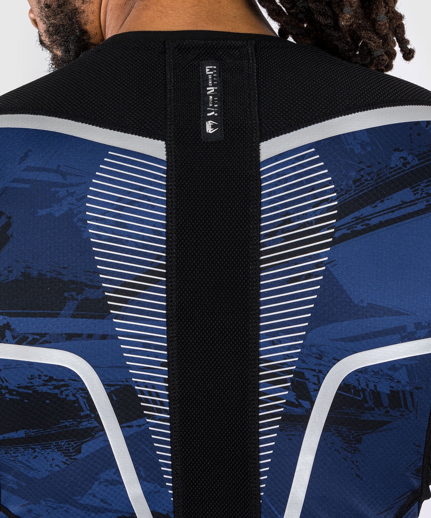 Venum Electron 3.0 Langärmeliger Rashguard - Marineblau